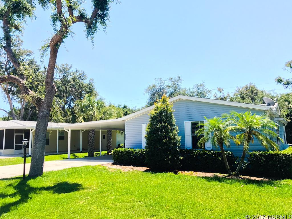Turn key home.  Just move in.  Property located in a Gated Oak Hill Community with River Access. Own the land with no lot rent.  Enjoy the simple life and a active community. Light House Cove has a Clubhouse, Shuffleboard Courts, Two Piers on river, Boat Slips, Boat Ramp (Shallow Water Boat), and secure fenced RV/Boat Storage. This property is located a short distance to the world famous Mosquito Lagoon with JB's fish camp to the East and Disappearing Island to the North. You also have a close view of all rocket launches from the Kennedy Space Center which is located a few miles to the South. Golf Carts are a second means of Transportation within this community.  Check out the photos. ;Water: City