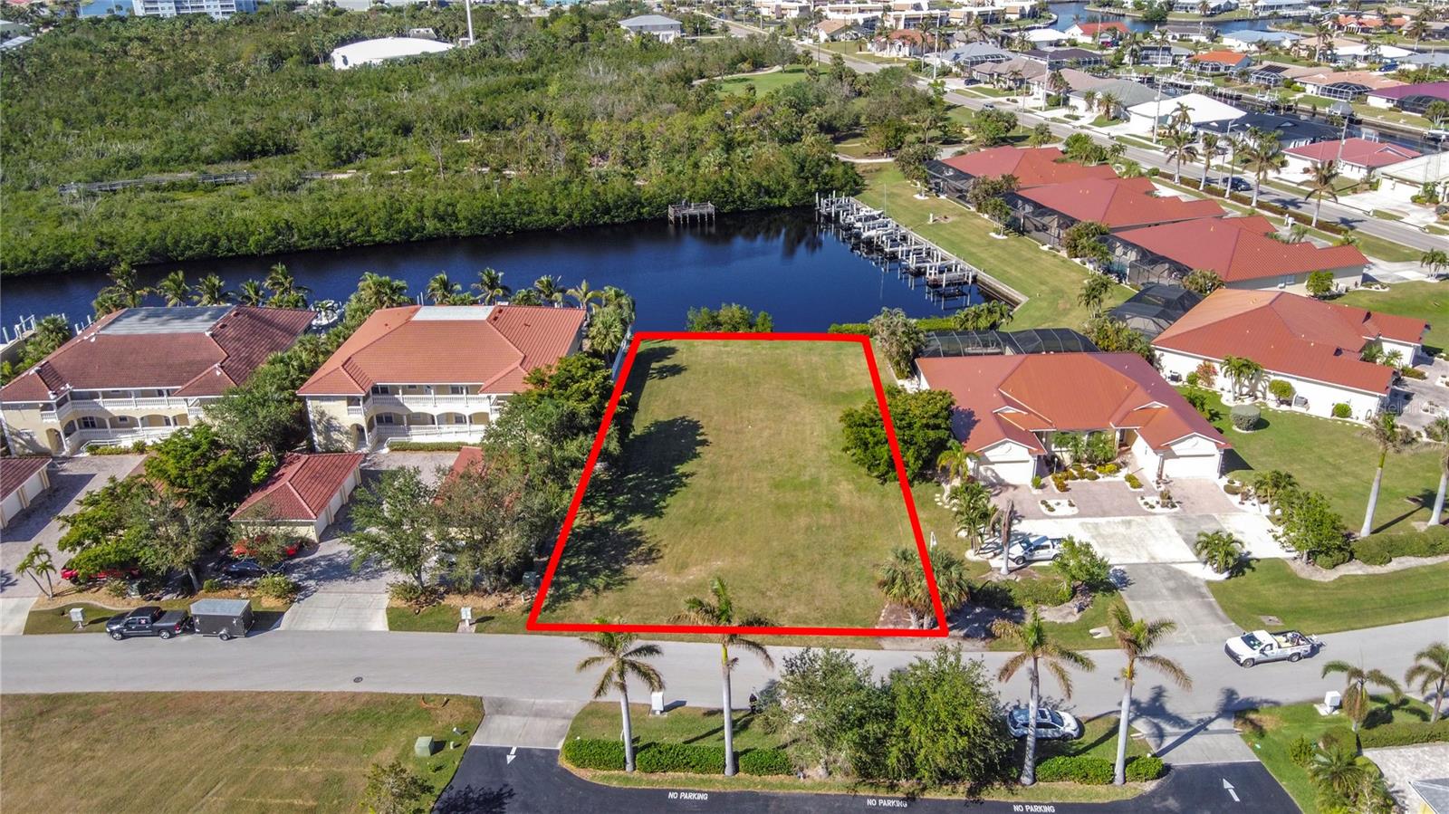 BACK TO MARKET WITH A HUGE PRICE REDUCTION!!! ATTENTION ALL INVESTORS AND BUILDERS! This lot is zoned MF (GM-15) for the development of several units. Great sailboat gulf access lot via Charlotte Harbor. This property also a concrete seawall as well. The prime lot is mintues to Fishermans Village and Downtown Punta Gorda. US 41 is very close and you are under 10 minutes to I-75 for easy acess to all what Southwest Florida offers. Enjoy several golf courses nearbyand you are a short jaunt to the areas top beaches. Jump on this deal to develop or buy and hold for a MF project down the road. There are no pending assessments on this property.