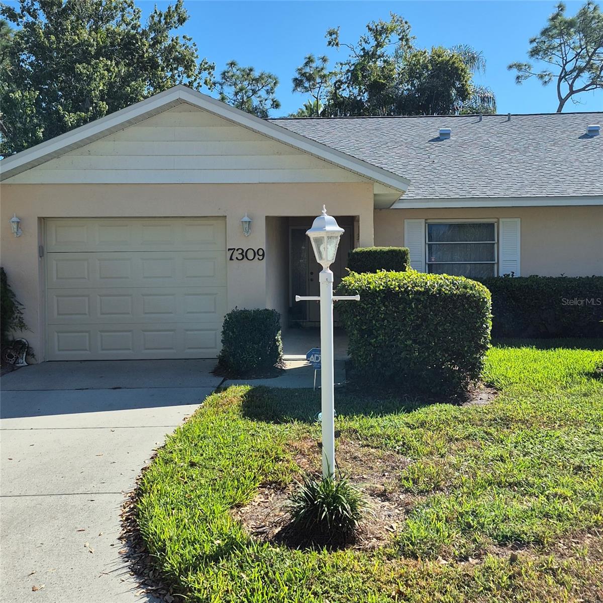Looking for Maintenance free living than Pinehurst maybe it.This is a beautiful  2 Bedroom and 2 Bath home that has a Bonus room plus a Garage with plenty of storage areas. Also has a newer Roof. This new place you would call home is located in a beautiful quiet neighborhood. HOA fees includes Cable TV,Lawn Maintenance,Exterior Maintenance,Insurance,Pest Control,and Irrigation. Community Features includes Club House,Swimming Pool and Tennis Courts. This Community is just minutes away from University Town Center and the SRQ Airport.Quick drive to Downtown Sarasota and around twenty minutes from great Beaches.