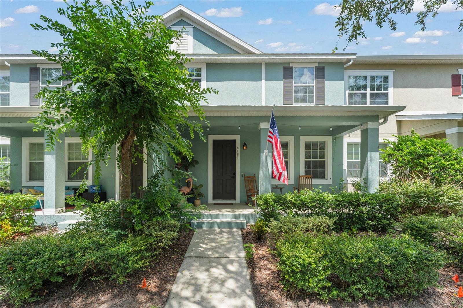 **This house comes with a REDUCED RATE through the seller's preferred lender. This is a lender-paid rate buydown that reduces the buyer's interest rate and monthly payment.**

Welcome to 8481 Leeland Archer Boulevard, a beautifully maintained 3 bedroom, 2.5 bathroom townhouse offering a functional two story layout in the heart of Orlando.

The open floor plan creates a bright and inviting living space, featuring brand new tile flooring installed just three months ago, a beautifully remodeled kitchen completed in 2022 with granite countertops, and a full suite of modern appliances, including a new washer and dryer installed in 2025. The main floor primary suite provides added privacy and convenience, while the spacious den offers flexibility as a home office, media room, or additional living space. Both the den and one of the upstairs bedrooms enjoy views of the Disney fireworks, creating a magical backdrop to everyday living.

Thoughtfully maintained for peace of mind, the home also features a newer air conditioning system and water heater, both replaced in 2023, providing comfort, efficiency, and added value.

Enjoy outdoor living with a welcoming front porch and a private open patio, ideal for relaxing or entertaining. A detached one car garage provides convenient parking and additional storage.

Located in the desirable Windermere area of southwest Orlando, this home is close to shopping, dining, golf courses, and everyday conveniences. Residents enjoy easy access to Walt Disney World, Flamingo Crossings, Horizon West, major roadways including SR 429 and I-4, and Orlando International Airport, making it an excellent location for both work and recreation.

Offering stylish updates, thoughtful improvements, a flexible layout, and the added bonus of Disney fireworks views, 8481 Leeland Archer Boulevard is ready to welcome you home.