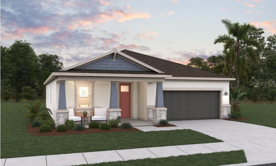 Virtually Staged. Under Construction. Discover the Lucca by Dream Finders Homes in Creekside Run at Babcock Ranch, where thoughtful design meets everyday comfort. Positioned on a spacious 8,873-square-foot home site, this beautifully crafted single-story residence offers 1,971 square feet with three bedrooms, three full bathrooms, and a two-car garage. The open-concept floor plan creates an effortless connection between the great room, dining area, and well-appointed kitchen featuring a large center island and walk-in pantry, making the space equally suited for entertaining or daily living. The private owner's suite is designed for relaxation with a generous walk-in closet, dual vanities, and a walk-in shower, while the secondary bedrooms each have convenient access to a full bathroom, creating exceptional flexibility for guests or a dedicated workspace.