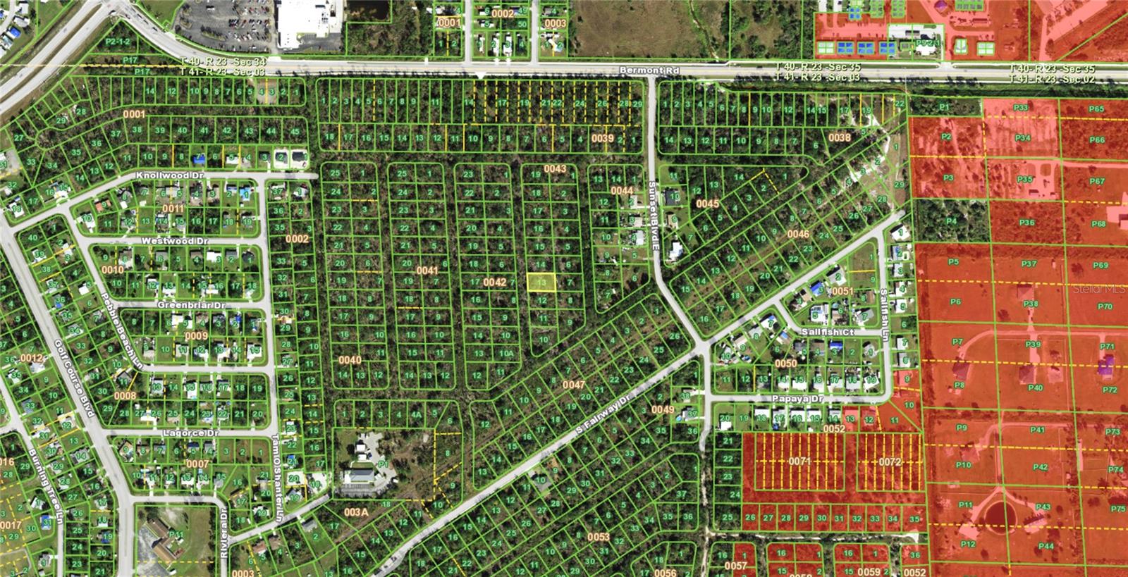 TEE & GRN ESTATES 1ST ADD - Land