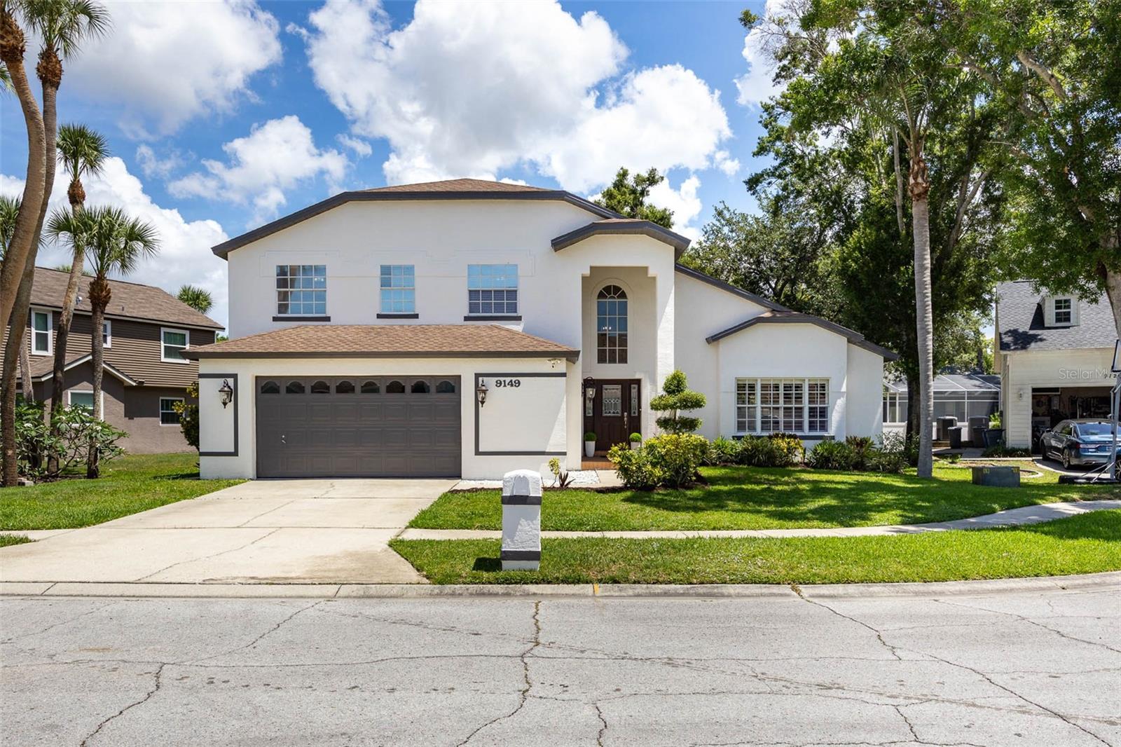 Welcome to The Woods at Lake Seminole, where space, functionality, and a prime Seminole location come together in this well-maintained pool home situated on a quiet cul-de-sac........ Offering 2,762 heated and cooled square feet, four bedrooms, three-and-one-half baths, and an oversized two-car garage, this home provides the flexible layout and generous room sizes that buyers are increasingly hard-pressed to find.........
Inside, soaring ceilings and a dramatic foyer create an immediate sense of openness, while multiple living and dining areas offer flexibility for both everyday living and entertaining......... The centrally located kitchen features wood cabinetry, granite countertops, stainless appliances including a KitchenAid gas range, generous prep space, and an easy flow into the breakfast area and family room........ Large windows and sliding doors bring natural light into the living spaces while overlooking the screened pool and covered lanai........
The first floor also includes formal living and dining areas, a spacious laundry room, half bath, and direct access to the oversized garage. Upstairs, the primary suite offers vaulted ceilings, a walk-in closet, and a spacious en-suite bath with dual vanities, soaking tub, and separate shower......... Three additional bedrooms and a second full bath complete the upstairs layout, while a separate full pool bath accessible from the lanai adds convenience for outdoor entertaining and pool guests........
Recent improvements including updated luxury vinyl plank flooring upstairs, refreshed interior paint, one HVAC just recently replaced, water heater 2020 and a roof replaced in 2016 help showcase the home’s clean, move-in-ready condition while still leaving room for a future owner to make it their own over time......Mature landscaping and established trees provide privacy and character rarely found in newer construction communities........
Conveniently located near Lake Seminole Park, Gulf beaches, shopping, dining, and Tampa International Airport, this home offers an outstanding opportunity to enjoy spacious Florida living in an established Seminole neighborhood.......