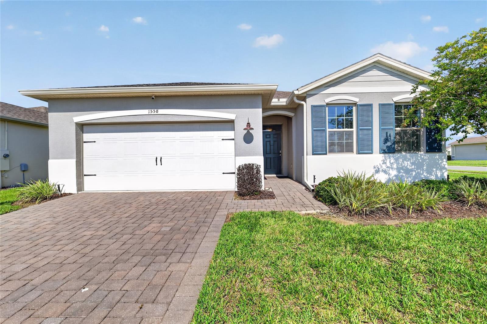 Welcome to 1558 Tisbury Point in Sanford's desirable Rosecrest community, where modern construction meets everyday comfort. Built in 2021, this beautifully maintained single-story home offers over 2,000 square feet of thoughtfully designed living space with 4 bedrooms, 2 bathrooms, and a spacious open-concept layout ideal for both entertaining and daily living.The heart of the home features a generous kitchen with stainless steel appliances overlooking the family room, creating a seamless flow for gatherings and family time. The private primary suite offers a relaxing retreat, while the split-bedroom floor plan provides comfort and privacy for guests, family members, or a home office setup.Situated on a large 0.19-acre homesite with approximately 8,425 square feet, this property offers plenty of outdoor space to create your dream backyard oasis, add a pool, or simply enjoy Florida's year-round sunshine. The attached two-car garage provides ample storage and convenience.Located in Sanford, Florida, this home is just minutes from Historic Downtown Sanford, Lake Mary, Orlando Sanford International Airport, shopping, dining, entertainment, and major commuter routes including SR-417 and I-4. Buyers searching for homes in Seminole County will appreciate the area's top-rated schools, parks, recreational opportunities, and convenient access to Orlando's employment centers and world-famous attractions.Whether you're a first-time homebuyer, relocating to Central Florida, or looking for a newer construction home in Sanford, 1558 Tisbury Point offers the perfect combination of location, functionality, and value. Schedule your private showing today and discover everything this exceptional property has to offer.