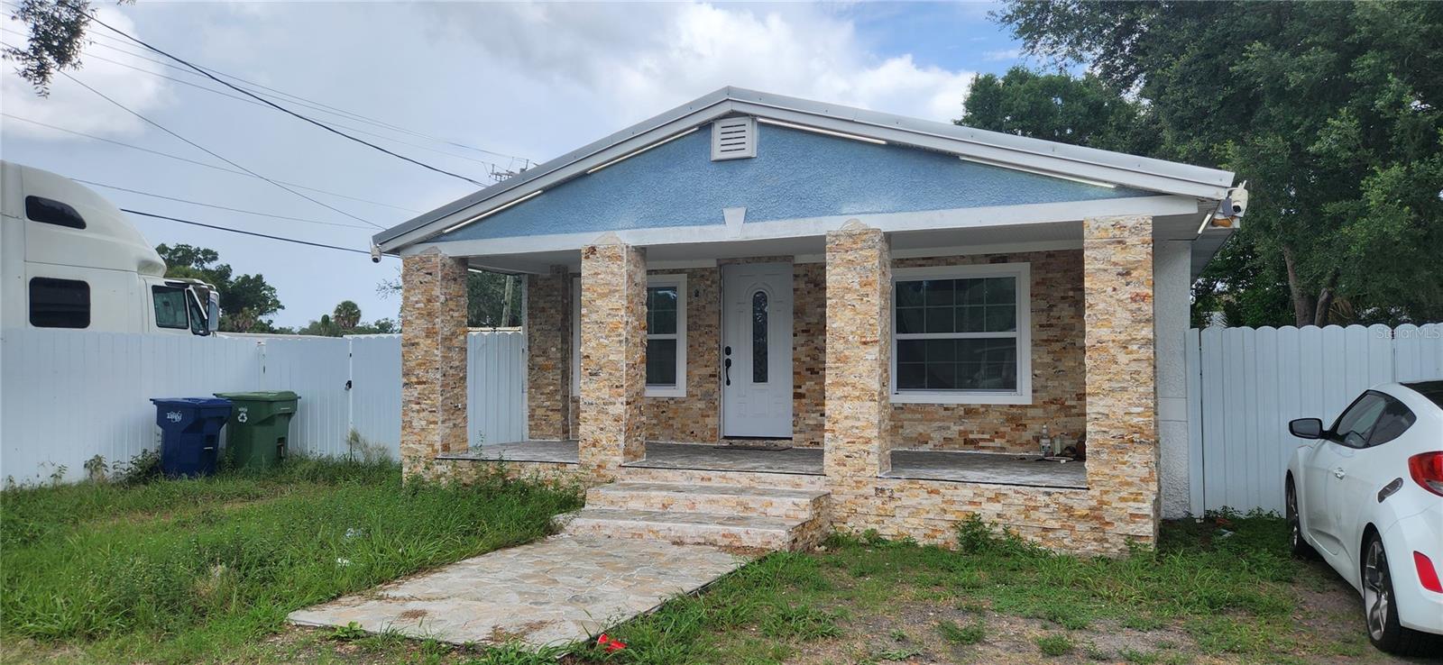 Location,Location,Location;Great opportunity to own this 3 bd / 2bath home,close to Bush Garden,restaurants and shopping center Completely renovated, this stunning 3-bedroom, 2-bathroom home in Tampa. Step inside and enjoy a spacious, sun-filled front porch, perfect for relaxing, with a convenient storage shed. this home offers easy access for travel and leisure. With no HOA, Call now and schedule your viewing today! It is zoned commercial , can still be used as a home.