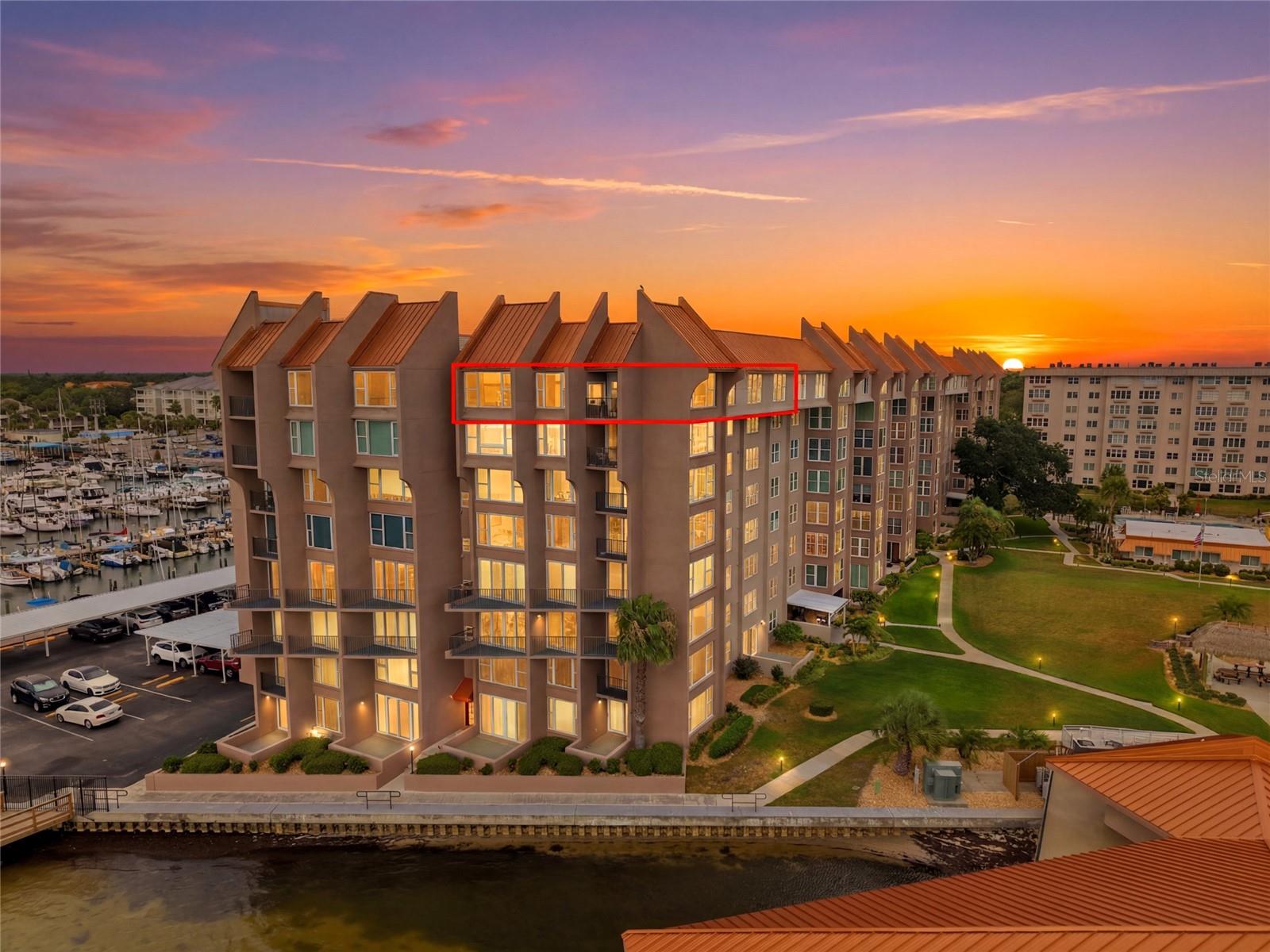 Rarely Available Top Floor Corner Penthouse with Wraparound St. Joseph Sound water views – Dunedin!
Welcome to 634 Edgewater Drive, Unit 844 a stunning 8th-floor corner penthouse offering some of the best unobstructed views of St. Joseph Sound in Dunedin. This rarely available 3-bedroom, 3-bathroom residence spans 2,565 SQFT of open concept living, wrapped in floor to ceiling windows that flood every room with natural light and panoramic water views from nearly every angle.
Buy with confidence the association is fully funded with the milestone inspection already completed, no deferred maintenance headaches. Association fees cover virtually everything the buyer is only responsible for electric, making ownership refreshingly simple.
The fully updated kitchen is a showstopper, featuring solid wood cabinetry, gleaming granite countertops, stainless steel appliances, and an oversized island with bar seating perfect for entertaining while soaking in the view. Both bathrooms have been beautifully updated as well, and the unit includes an in unit washer and dryer plus a 2 year young AC system for total move in ready convenience.
Enjoy your morning coffee or evening sunset over St. Joseph Sound from your private balcony, then head downstairs to launch a kayak right from the community, or take advantage of two dedicated car wash stations and private storage rare amenities you won't find elsewhere.
This waterfront community offers resort style living with a sparkling pool, fitness center, clubhouse, and elevator access, all just minutes from downtown Dunedin's shops, restaurants, and the Pinellas Trail. Corner penthouse units on this floor with these views, a fully funded association, and a completed milestone inspection almost never hit the market together.
Schedule your private showing today — units like this don't last.