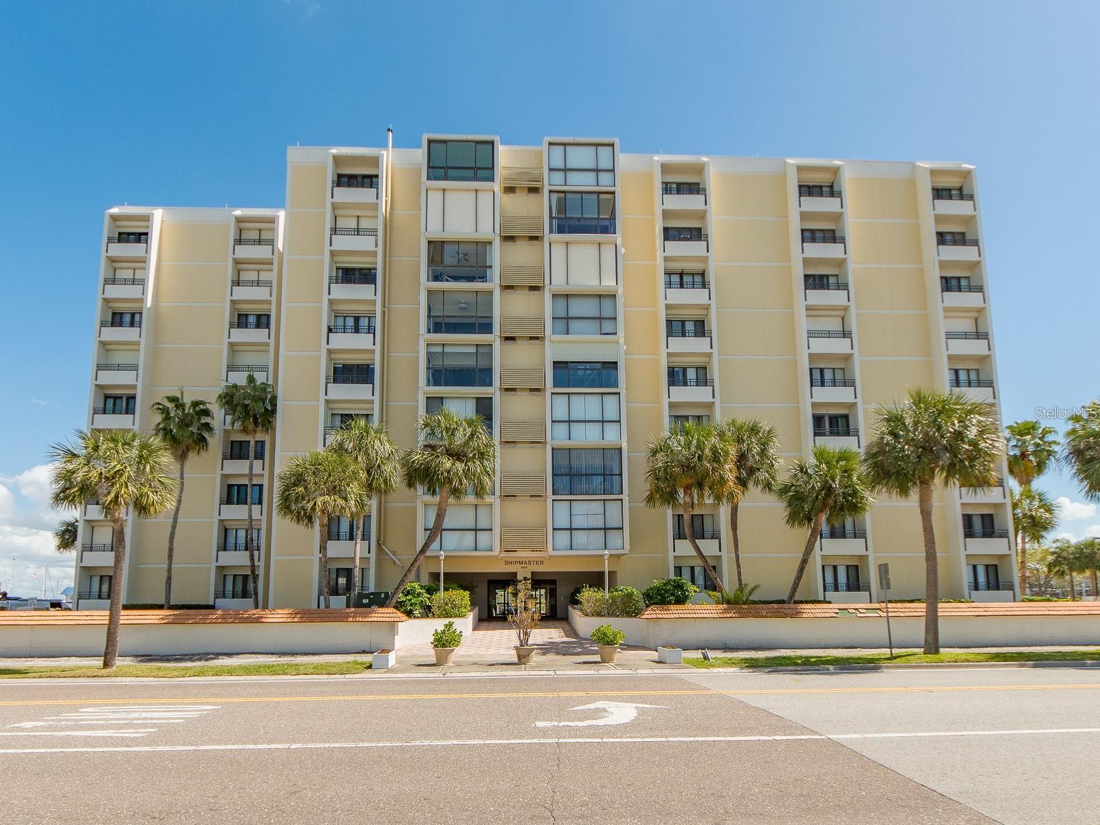 Welcome to one of Clearwater Beaches most popular Coastal Living Communities! Fantastic opportunity to own a 2 bed 2 full bath condo at Clearwater Point! This home has a light and bright kitchen with white cabinets and white appliances. The kitchen is open to both the living room and dining room. You have some views of the Intra-coastal waterways looking from this southeast facing unit. This beachfront community has its own private beach. Other amenities include 3 large heated pools, spa, firepit, grill station and direct beachfront dining. All this is a short stroll to fine dining, live music, shopping, and the local sports bars. You will be a quick drive to 2 International airports. the building replaced the roof 2.5 ago and this home comes with an underbuilding parking spot. Come live what we locals refer to the "Salt Life"
