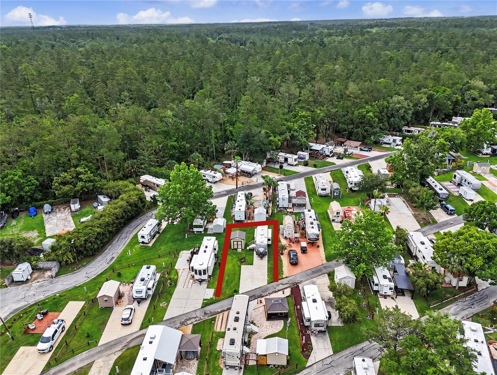VILLAGE PARK AT THE WILDERNESS RV PARK ESTATES - Land