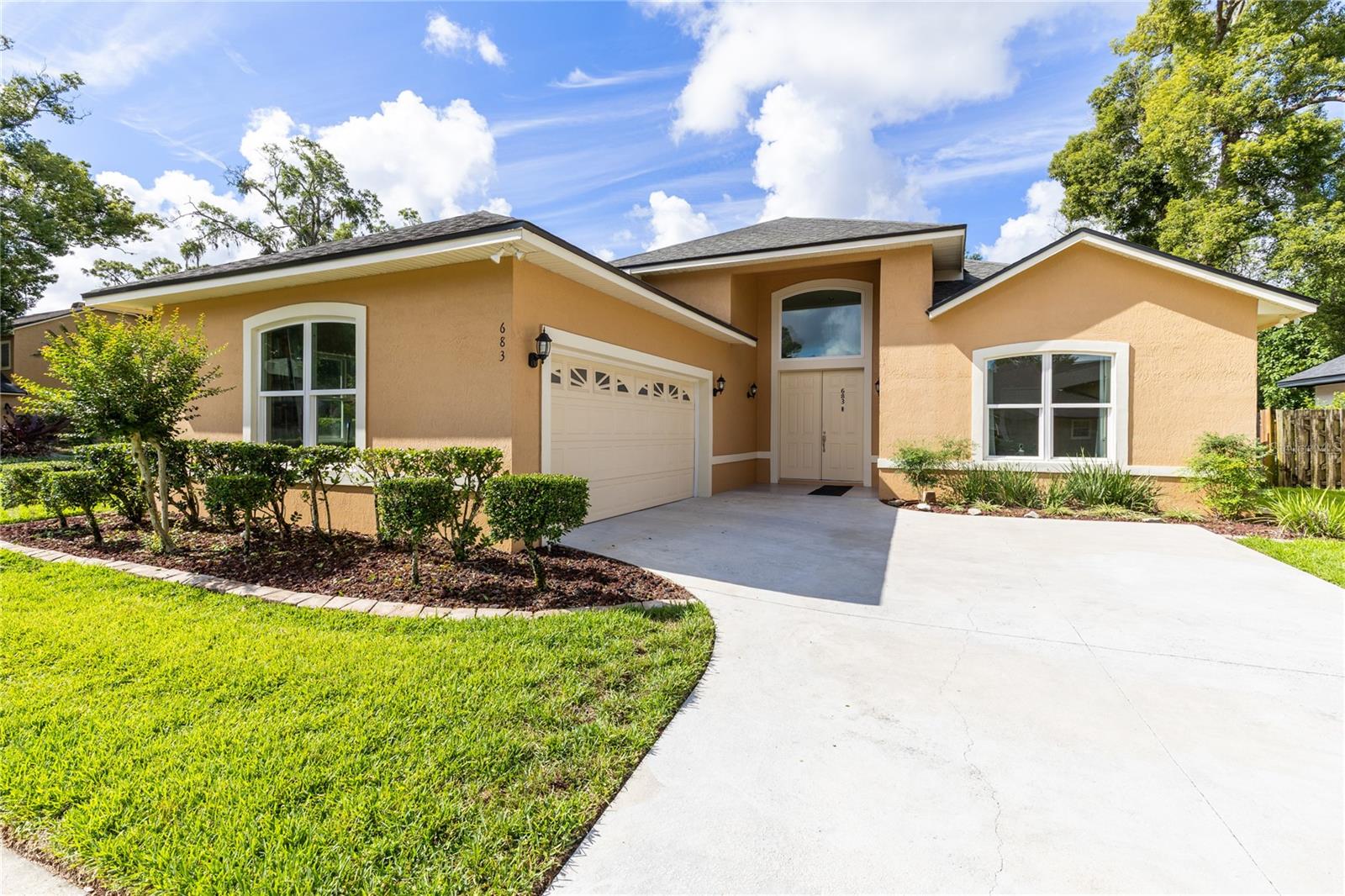 FANTASTIC OPPORTUNITY IN COUNTRY CREEK ESTATES! MOVE-IN-READY 3/3 HOME IN THE HEART OF ALTAMONTE SPRINGS! IMPECCABLY MAINTAINED:  HVAC 2019, DOUBLE PANE WINDOWS 2018, RE-PIPED 2018, WATER HEATER 2025, ROOF 2016 (COMPLETE REPLACEMENT) & 2020 (PARTIAL REPLACEMENT DUE TO HURRICANE DAMAGE), AND FENCE 2020! Spacious floor plan with soaring ceilings, generous size rooms, lots of natural light, and plenty of storage space with multiple walk-in closets!  GOURMET Kitchen with ample cabinets, granite counters, SS appliance package and convenient eat-in nook space with relaxing views of the courtyard! IMMENSE living/dining space, great for entertaining!  Glass sliders access your covered  patio and delightful paver courtyard with charming brick stone wall, great privacy for relaxing on weekends or for your next cookout!  Tasteful neutral decor throughout allows for a clean canvas for the imagination...Make this home your own!  Other misc. improvements/mentions include: Home is BLOCK construction, acacia hardwood flooring in bedrooms, garage door rollers and springs 2025,  HVAC UV light for allergens replaced 2025, toilet insides rebuilt 2024, dryer inside and ducts cleaned annually, water valves turned quarterly to prevent sticking...  A MUST SEE TO TRULY APPRECIATE!  Community amenities include swimming pool, tennis courts, playground, and private resident's gate access from Eden Park Rd! Conveniently located close to major highways (I-4, 414...), shopping, dining and only 30 min from most attractions!  Zoned for Seminole County including Lake Brantley High School!   DON'T MISS OUT ON THIS RARE OPPORTUNITY!  AUDIO & VIDEO SURVEILLANCE: Smart home devices are active on the premises and may record audio/video.