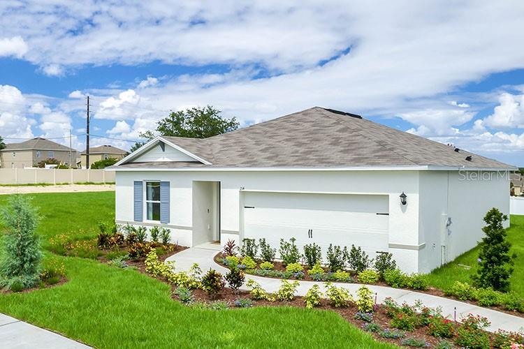 The DAKOTA in Glenbrooke. Location! Location! Location! Situated on a beautiful lot with no rear neighbors! Just  2 miles for I-95 for an easy commute to Daytona Beach or Orlando and just minutes from the beach in New Smyrna. Best location in town!  America's Builder  – EXPRESS Homes. The Dakota plan with open Family Room/ Kitchen/Dining combination- Great for entertaining. Spacious secondary bedrooms for a home office and quest. Good size closets for  lots of storage, along with the private owners suite at the back of the home. Standard features include Tile entry way and all wet areas, Granite counters in the kitchen, Stainless Steel appliances including the range, dishwasher and Refrigerator , and Blinds on all windows. This must  see home also features Home is Connected smart home technology. Save money with the highly energy efficient 15 SEER AC, dual pane low E windows, block construction   and our legendary 10-2-1 year Builder warranty.  Make an appointment today , this one of a kind home won’t last long. *Photos are of similar model but not that of exact house. Pictures, photographs, colors, features, and sizes are for illustration purposes only and will vary from the homes as built. Home and community information including pricing, included features, terms, availability and amenities are subject to change and prior sale at any time without notice or obligation. Please note that no representations or warranties are made regarding school districts or school assignments; you should conduct your own investigation regarding current and future schools and school boundaries.* ;Water: City