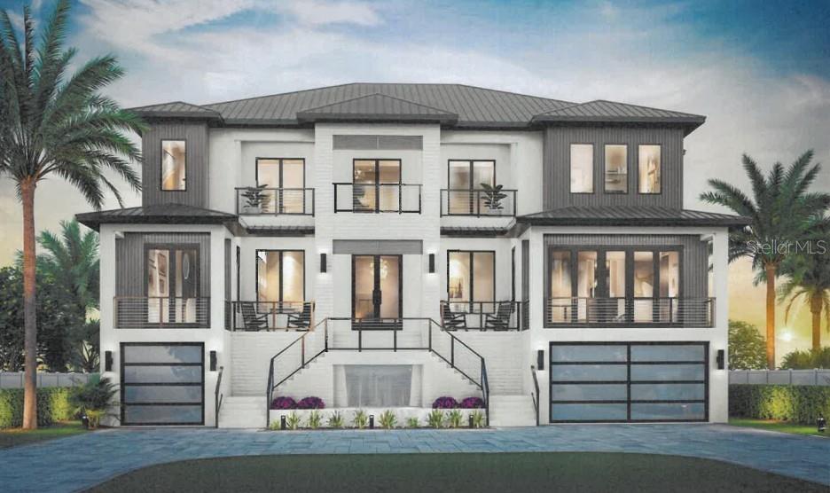 Under Construction. New construction by local Luxury home builder Brookshire Homes on a large lot on Davis Islands. A Coastal contemporary 3 level luxury home with 5 bedrooms, 5 full and 2 half baths, Den,
Bonus room, Pool & Spa, outdoor kitchen AND an 8 car garage! Exceptional craftsmanship and custom detail throughout. With block construction and impact windows & Gyp-Crete concrete
insulation on second floor, this elevated home offers strength, stability, and peace of mind. From the soaring 24-foot foyer to the 12 foot ceilings on first living level & 10 foot on the second,
discover wide-plank wood flooring, marble countertops, custom built-in cabinetry, and a generator, just to name a few features...
The open floor plan first level features a large great room with a gas fireplace, opening up to a large covered lanai with separate outdoor kitchen area, separate dining room with elaborate
wine display, large chef’s kitchen with top-of-the-line Thermador appliances, a plumbed coffee station, beverage refrigerator, and a walk-in pantry/scullery with a second dishwasher. On this
level you will also find a separate office, a bedroom suite + a large bonus/game room.
Upstairs, the primary large suite offers panoramic water views and a spa-inspired bathroom with a large shower as well as a freestanding tub. An elegant walk-in closet with built-in cabinetry &
island completes the suite. Three additional in suite bedrooms with walk-in closets, a loft with wet bar and purified water station, and a great laundry room with cabinetry for storage. Welcome
to Davis Island's vibrant village feel and easy move-around by golf cart, as well the immediate access to Downtown Tampa & Water Street, or enjoy dog park, dog beach, water access or
tennis courts and pickleball?