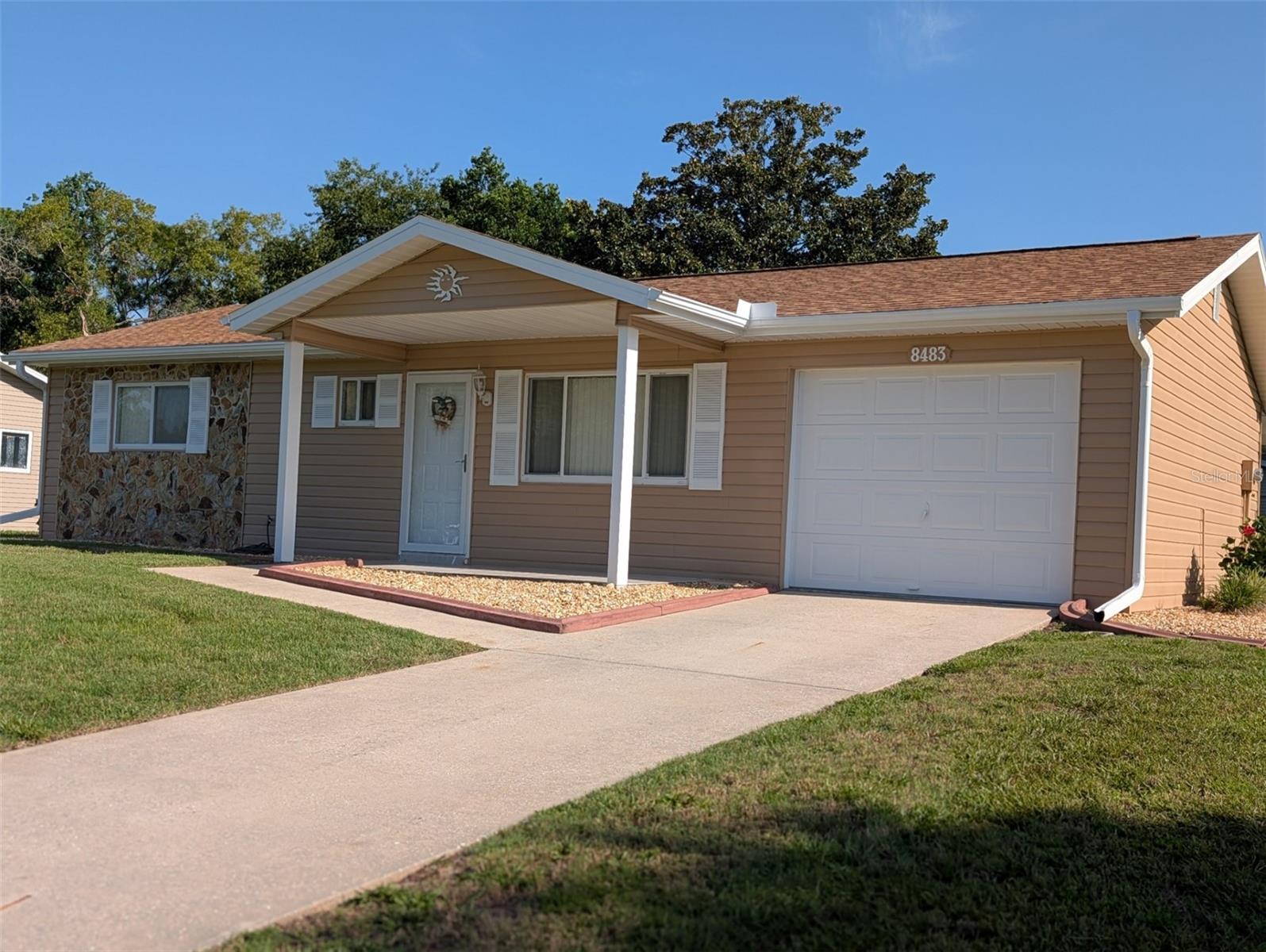 You will be impressed! Very clean and lovingly maintained. 20K new master bath. Freshly painted exterior. Fenced backyard. No large trees. New roof 2023 - AC 2021. Move in ready. Some furniture negotiable. Don't delay - this one is special!
