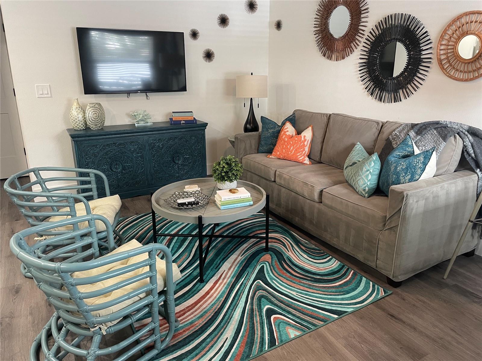 Downtown Sarasota 1BR/1BA in Towles Cour Artist Colony in desirable Laurel Park — Furnished or Unfurnished | Walk to Main Street Dog Friendly Modern 1BR/1BA apartment in the heart of Sarasota's Towles Court Artist Colony — "The Trop" sits in one of the city's most walkable pockets. Step outside to Main Street dining, cafes, nightlife, Whole Foods, the Saturday Farmers Market, Bayfront Park, Marina Jack, Selby Gardens, and Towles Court's galleries and studios. Beaches, St. Armands Circle, Lido, the Ringling, and UTC are a short drive away — park the car and walk to almost everything. Inside: a bedroom, full bath, open-concept living/dining/kitchen, luxury vinyl plank flooring, and a modern kitchen with stainless appliances. The private courtyard adds a grill, string lights, and outdoor dining for eight — ideal for morning coffee or evening cookouts. Offered two ways: Unfurnished, annual (12+ months) — bring your own furnishings and make it home. Furnished, short/mid-term — turnkey for executives, remote workers, snowbirds, or anyone wanting a stylish base. Additional highlights: one dedicated parking space plus ample guest and street parking, free on-site laundry, small dogs considered with owner approval (no cats). Quiet street, right in the middle of downtown life. Pricing varies by furnishing, term, and season — contact agent for current rates and availability.