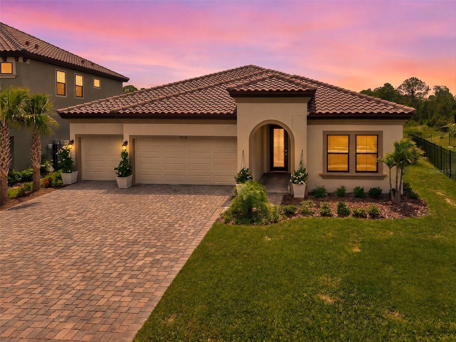 Welcome to your dream home in the vibrant Crosswind Ranch community! This magnificent 4-bedroom, 3-bathroom pool home perfectly blends elegance and everyday comfort while showcasing spectacular, tranquil preserve views. The highly desirable Islamorada I floor plan offers well-appointed living and leisure spaces designed for ultimate versatility and livability.

Step through the welcoming extended foyer and be amazed by the spacious grand room, beautifully highlighted by soaring 12-foot ceilings. The main living areas feature stunning luxury vinyl flooring, while plush carpet in the bedrooms adds a cozy, relaxing feel, all complemented by ceiling fans throughout the home. At the heart of this residence is a gorgeous island kitchen and living area that flow effortlessly out to the expansive outdoor lanai. Your private backyard oasis awaits, complete with a sparkling pool and a full screen enclosure overlooking the peaceful nature preserve, offering the perfect backdrop for entertaining or unwinding.

The private owner’s retreat is a true sanctuary, boasting an expansive walk-in closet and a spa-inspired en-suite bathroom complete with double vanities and a massive walk-in shower. Thoughtfully placed secondary bedrooms, a flexible formal dining or den space, and an oversized laundry room provide exceptional privacy and functionality for everyone.

Living in Crosswind Ranch means enjoying a phenomenal resort-style lifestyle every single day. Residents have exclusive access to a beautiful community pool and cabana, well-maintained pocket parks, lively playgrounds, and active tennis courts, all masterfully woven together with scenic water and conservation views. Experience the perfect combination of modern design and natural beauty in this extraordinary home!