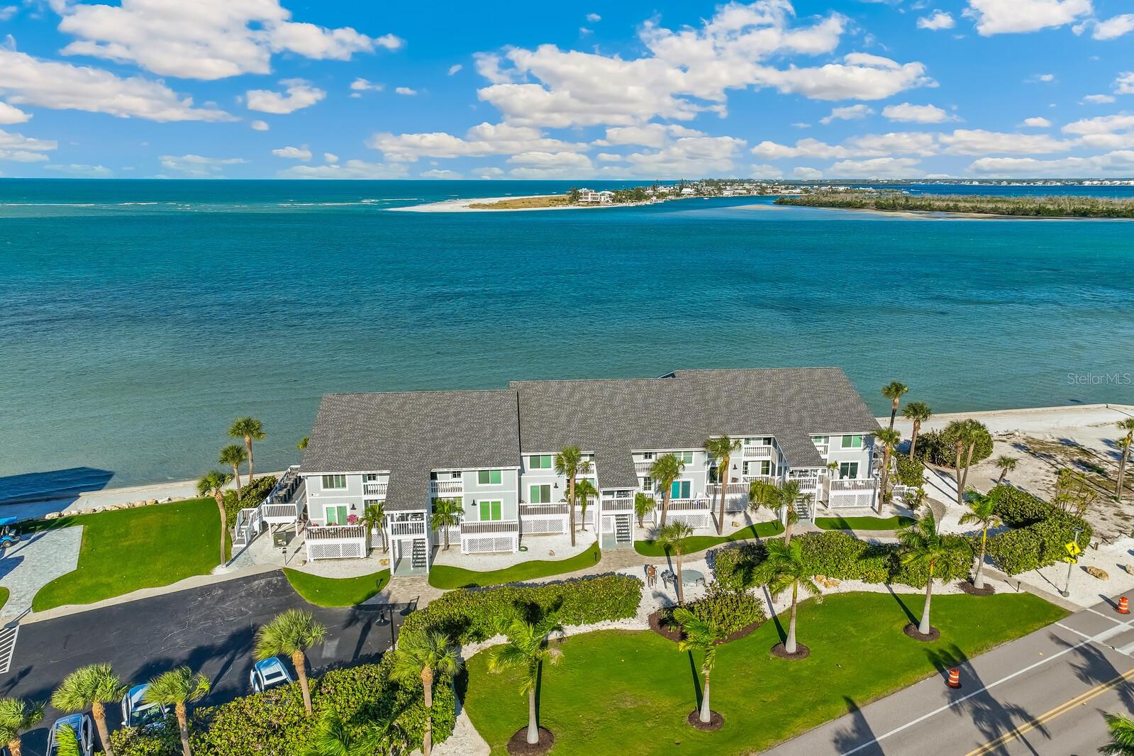 Luxury resort-style living awaits in this beautifully reimagined top-floor, Gulf-side end residence at Boca Grande North. Ideally positioned on the south end of the building, this two-bedroom, two-bath condominium captures sweeping, panoramic views of the Gulf of Mexico from the living area, primary suite, and private balcony, offering some of the most compelling sunset vistas on the island.

The open floor plan is designed to maximize light, water views, and coastal breezes, while the interior is finished in a refined modern coastal aesthetic that feels both elegant and relaxed.

Boca Grande North is a secure, gated, dog-friendly community set amid lush landscaping and known for its extensive amenities, including a heated pool and spa, tennis and pickleball courts, outdoor grilling areas, clubhouse, fitness center, on-site management and rental office, private beach access, and dockage available for lease or purchase. Recent community-wide improvements include new roofs, sliders, impact windows, spray insulation, and other significant infrastructure upgrades.

This residence offers an exceptional opportunity as a full-time island home, seasonal retreat, or investment property. A rare combination of top-floor privacy, end-unit exposure, and expansive Gulf views in one of Boca Grande’s most desirable communities.