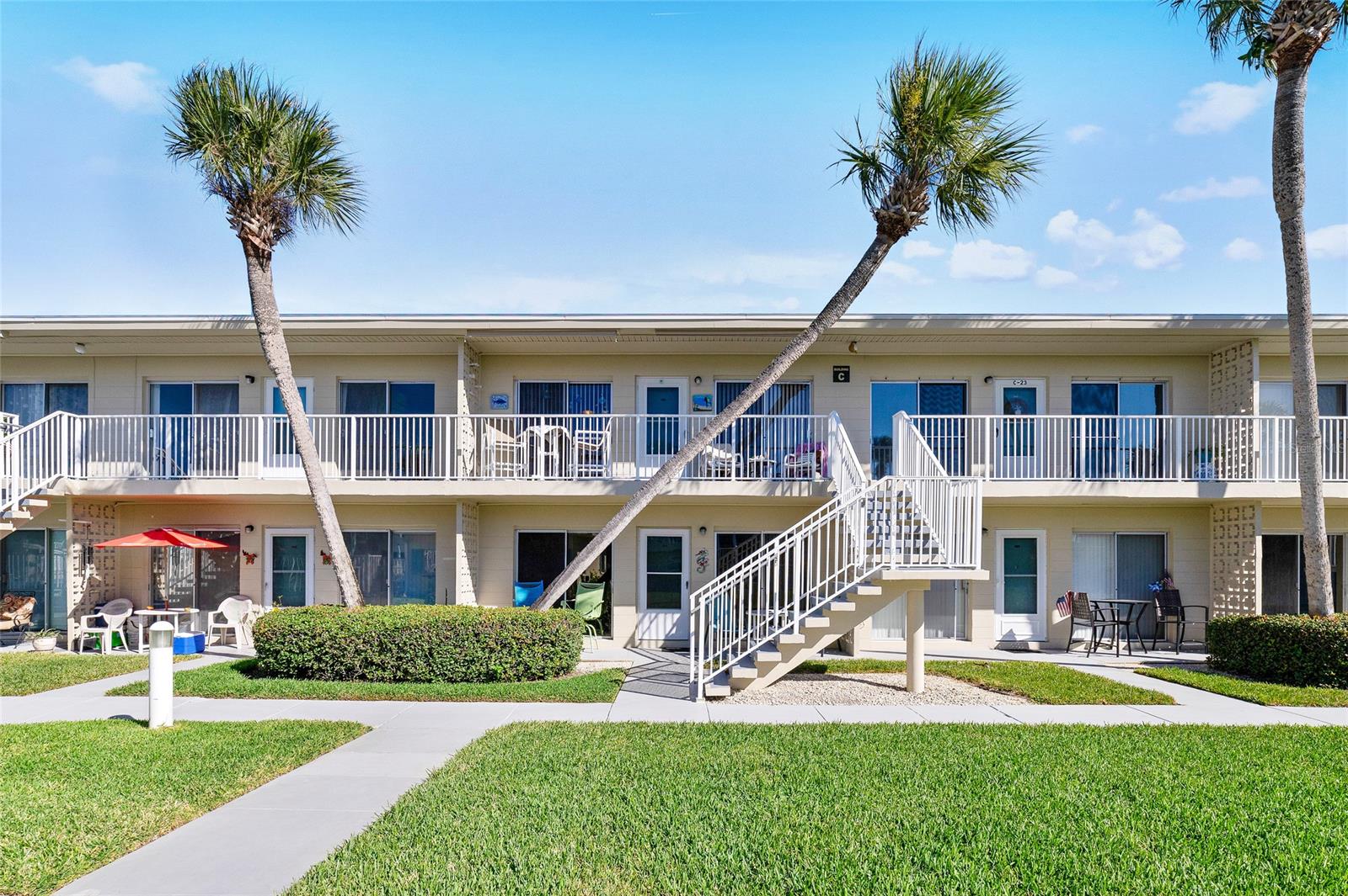 Beautifully renovated first floor condo in the waterfront community of Venetian Condos. This lovely condo has been completely renovated with brand new kitchen showcasing stainless steel appliances, granite countertops, open concept and bar top. The entire condo has brand new easy care tile flooring along with a brand new bathroom with vanity and granite counter tops. This condo comes with a 1 car carport that is attached to the building and opens up directly into your new home. The community features a swimming pool, shuffleboard, clubhouse, boat slips and dock. Conveniently located within walking distance to Flagler Avenue, shopping, restaurants and the white sand beaches. Move right in and start enjoying your new beach getaway! ;Water: City