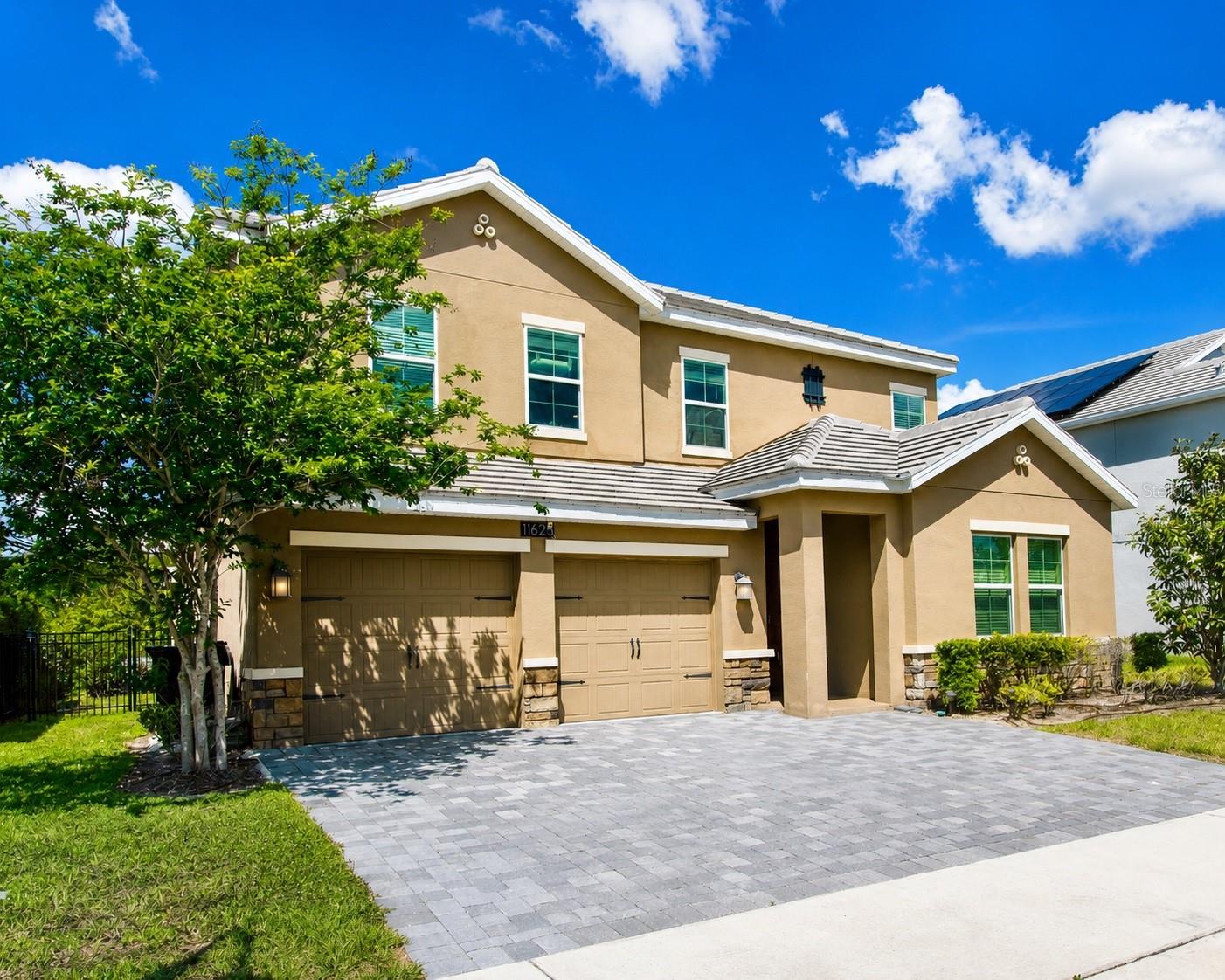 Welcome to this stunning Next Gen home located in the highly desirable Storey Park community in the Lake Nona area. This spacious residence offers 5 bedrooms and 3.5 bathrooms, including a private Next Gen suite with its own separate entrance, living space, bedroom, bathroom, and kitchenette area. Perfect for multi generational living, extended family, guests, a private home office, or even potential rental income opportunities.
The main home features an open concept layout with four bedrooms, a modern kitchen, oversized island, spacious living areas, and plenty of natural light throughout. The possibilities are endless with this versatile floor plan designed for today’s lifestyle.
Enjoy living just minutes from major highways, Orlando International Airport, Medical City, USTA, top rated schools, shopping, dining, and everything the growing Lake Nona area has to offer. Story Park residents enjoy resort style amenities including a community pool, playground, fitness center, walking trails, sports courts, and more. Low HOA includes access to these incredible amenities.
Whether you are looking for flexibility, space, convenience, or investment potential, this home truly offers it all