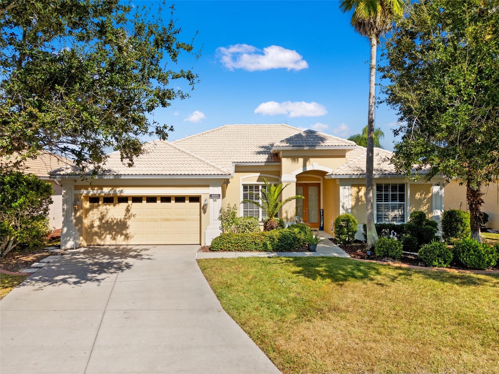 PRICE REDUCED! Welcome to Tara Preserve—one of the area’s most desirable communities, celebrated for its exceptional Florida lifestyle and extensive amenities. This home offers outstanding privacy with no rear neighbors and features four bedrooms and three tastefully upgraded bathrooms. The interior showcases vaulted ceilings, enhanced baseboards, crown molding, French doors, a well-designed split-bedroom floor plan, and abundant windows that fill the home with natural light. Each bedroom provides generous closet space, and the primary suite includes separate his-and-hers vanities and a step-in shower. Enjoy outdoor living in the paved, screened-in pool area, offering peaceful and secluded views—perfect for relaxing or entertaining. Community amenities include golf with no additional fees to play, pickleball courts, tennis courts, a heated community pool, and a clubhouse, among others. This prime location places you near some of Florida’s most sought-after beaches, exceptional dining, and upscale conveniences. Schedule your private showing today or call for more information!