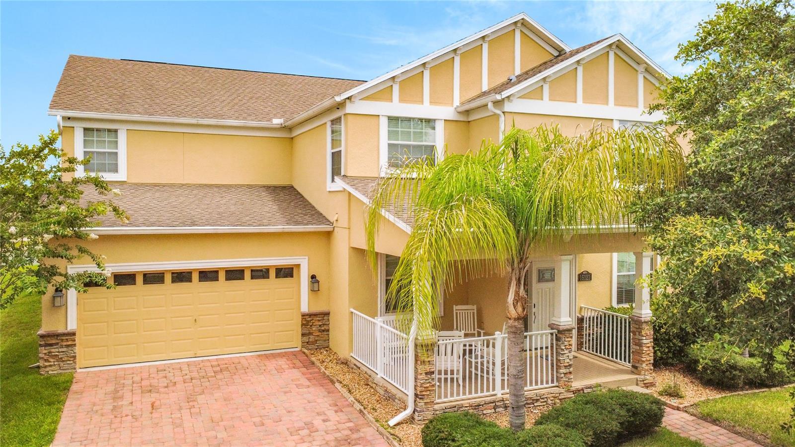 Welcome to 15121 Evergreen Oak Loop, a stunning 6-bedroom, 4-bathroom home offering over 4,200 square feet of thoughtfully designed living space in one of Winter Garden's most desirable communities. Situated on an oversized homesite with no rear neighbors, this exceptional property combines space, comfort, and privacy with beautiful conservation views and breathtaking Florida sunsets.

The heart of the home is the expansive gourmet kitchen featuring stainless steel appliances, a large center island, abundant cabinetry, and an open-concept design that flows seamlessly into the main living areas—perfect for entertaining family and friends. Flexible living spaces include a first-floor bedroom and full bath, ideal for guests, a home office, or multigenerational living.

Upstairs, you'll find a spacious theater room complete with reclining theater seating, projector, screen, and surround sound system—all included with the home—creating the ultimate space for movie nights, sporting events, and gaming. The luxurious primary suite serves as a private retreat with a spa-inspired bath, dual vanities, soaking tub, separate shower, and oversized walk-in closet.

Step outside to enjoy peaceful conservation views from multiple outdoor living spaces, offering a level of privacy rarely found in Horizon West. Whether you're enjoying your morning coffee or winding down in the evening, this home provides the perfect backdrop for Florida living.

Location is everything, and this home delivers. Just minutes away is the newly opened Horizon West Regional Park, a 215-acre recreational destination featuring an inclusive playground, walking and biking trails, picnic pavilions, athletic fields, open green space, and recreational facilities. Future phases are planned to bring additional trails, expanded recreational amenities, and nature-focused areas, adding even more value to this already exceptional location.

Residents enjoy convenient access to top-rated schools, shopping, dining, major highways, Disney attractions, and everything that makes Horizon West one of Central Florida's most sought-after places to live.

Offering an ideal combination of size, functionality, entertainment, and location, this is a rare opportunity to own a truly special home in the heart of Winter Garden.