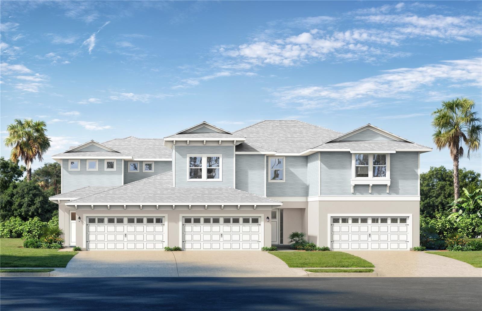 Pre-Construction. To be built. Welcome to your dream home in Epperson! This exquisite 3-bedroom, 2.5-bathroom luxury townhome offers the perfect blend of modern elegance and a maintenance-free lifestyle, with no carpet throughout for a fresh, contemporary feel. Step inside to find an open-concept living space bathed in natural light, featuring high ceilings and upscale finishes. The kitchen boasts stainless steel appliances, sleek countertops, and a spacious island, perfect for entertaining. The living area flows seamlessly to a private patio, ideal for enjoying the beautiful Florida weather. Retreat to the lavish primary suite, complete with a spa-like en-suite bathroom featuring dual vanities and a large walk-in shower. Two additional bedrooms provide ample space for guests, complemented by a stylish full bathroom. This home backs to the end of the lagoon, offering a serene and private setting with unobstructed views of the water. Enjoy the tranquility of this premium location while still being close to all community amenities. This home is currently under construction, and the photos shown are of a previously built spec. For more details or to schedule a visit, please contact our sales team.