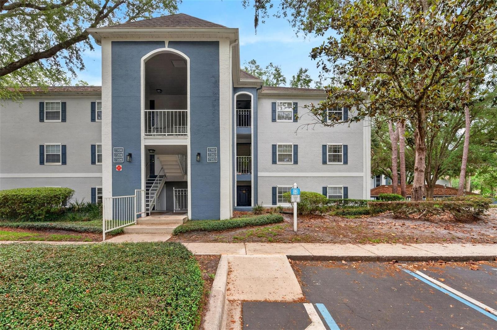 Welcome home to this beautifully maintained and move-in ready condo in the desirable Clubside at Sabal Point community in Longwood. Offering nearly 1,400 square feet of thoughtfully designed living space, this light-filled upper-level unit combines comfort, style, and convenience in one inviting package.

Step inside to discover a spacious open floor plan with tile and laminate flooring throughout - no carpet for easy maintenance. The welcoming foyer leads to a convenient half bath, an in-unit laundry room with full-sized appliances, and a large closet straight ahead. The living and dining areas flow seamlessly into a generously sized kitchen featuring ample counter space, a pantry, and eat-in area, making it perfect for both everyday living and entertaining.

The split-bedroom layout provides ideal privacy, with two oversized primary suites located on opposite sides of the home. Each bedroom includes its own ensuite bathroom - one with a tub/shower combination and the other with a walk-in shower - as well as large walk-in closets and additional linen storage. Whether for guests, roommates, or multi-generational living, this layout offers flexibility and comfort for all.
Step outside to your private screened-in balcony or lanai, where you can relax with morning coffee or unwind in the evening while enjoying peaceful community views.
Residents enjoy a low-maintenance lifestyle with HOA fees covering exterior maintenance, water, trash, pest control, and landscaping. Community amenities include a resort-style pool, fitness center, clubhouse, tennis courts, and beautifully maintained grounds with mature trees and walking paths.

Ideally located just minutes from shopping, dining, parks, and outdoor recreation, with quick access to I-4, this home offers the perfect balance of natural Florida beauty and everyday convenience. Whether you're a first-time buyer, downsizing, or seeking an investment, this condo is a wonderful opportunity in a prime location.