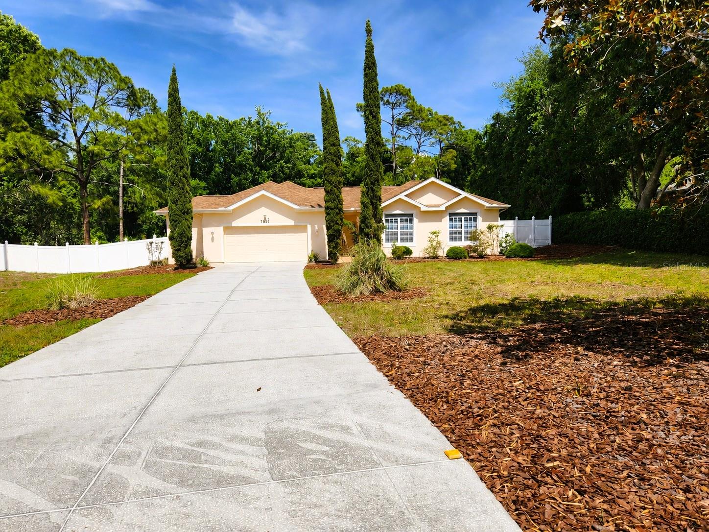 Come live in a nature preserve, with deer walking down the street, and woods in your backyard.  River Country is one of Spring Hill's most desirable and well-established communities.
This well built, concrete home, has 3-bedrooms, 2-bathrooms, 2, 1/2-car garage, and an additional 1 bedroom, 1 bath, In-Law-Suite, with Kitchen, and large walk in closet.  The layout offers exceptional flexibility for a variety of lifestyles, whether you're raising a family, entertaining guests, or accommodating multi-generational living. The house is located on over 1 acre, backing up to the Weeki Wachee preserve, and very close to the Magical Crystal Clear Weeki Wachee River.  
This Palmwood Cabana model has beautiful views of the pool and the Weeki Wachee preserve natural landscape. Open floor plan with high ceiling and crown molding, Fireplace, 2, 1/2 car Garage, with attic and new Epoxy flooring. Geothermal Air Conditioner (20 SEER), Ample Closet space, and Pantries, Skylights, Heated Salt Water Pool with Color Lights, Shed 10 x 20, Insulated, Well for irrigation, Surveillance System, Fenced with a Dog Run, 65’ Driveway.
River Country is close to the Weeki Wachee State Park, Conveniently located near US 19, and State Road 50. Close to shopping, dining, parks, beaches, golf courses, marinas, airports, and medical facilities, 45 minutes from Tampa Airport. Recent Updates Include: Garage Floor Epoxy (2026) Porcelain Wood Look Flooring (2025) Pool Pump (2026) Quartz Countertops (2026), Roof (2016).
