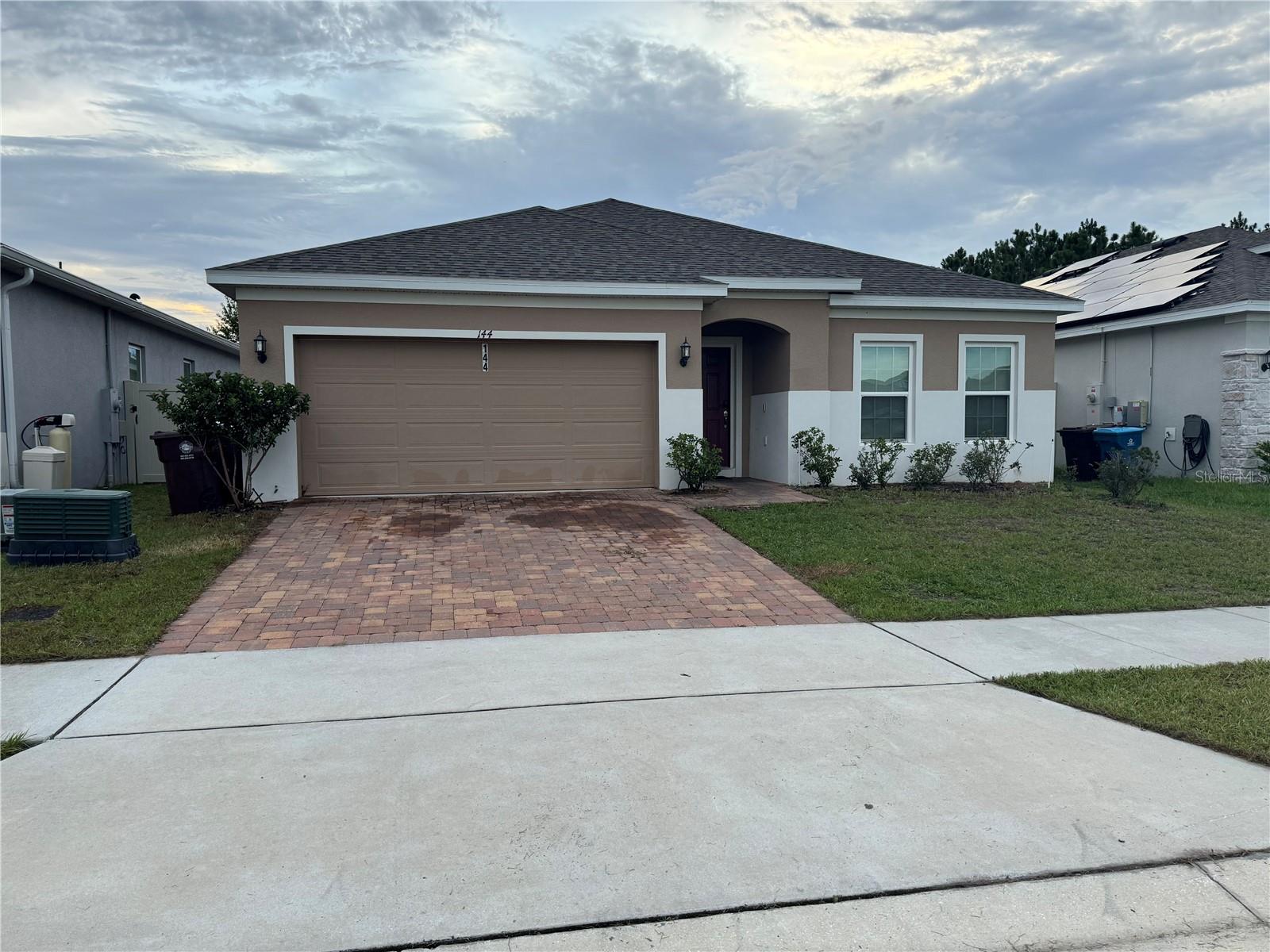 Short Sale. Short Sale. This newer 2021-built 4-bedroom, 2-bathroom home with 2-car garage offers 1,820 sq ft of living space and needs some TLC. open-concept layout, covered lanai, and fenced backyard. Seller offers generous flooring credit. Lender approval required.