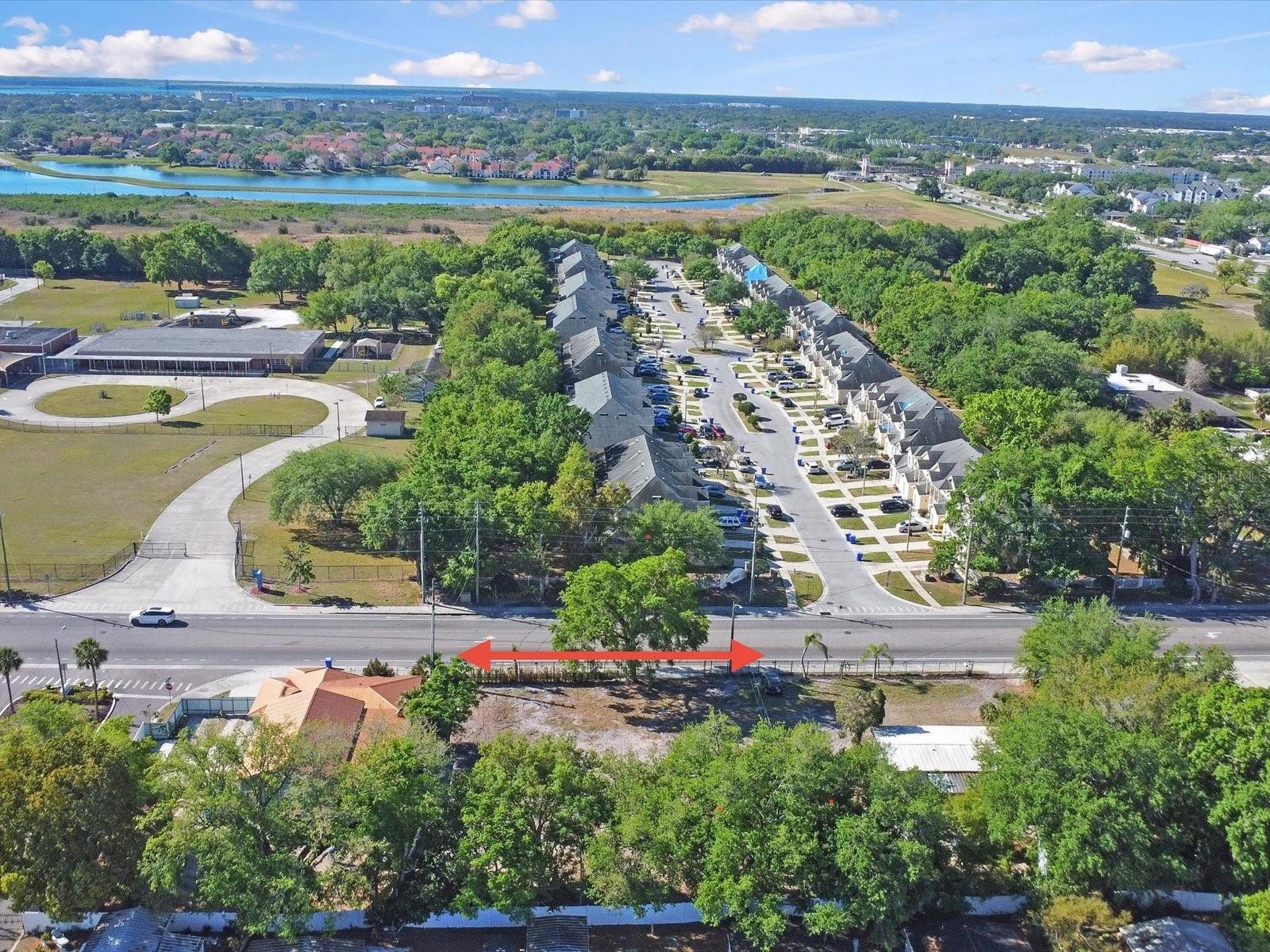 This commercial and residential lot is truly one of a kind! The lot has an electronically opened gated aluminum fence. The fence itself has a height of 6 ft and the gate itself opens 20 ft wide, perfect for all vehicles. Located on an active and busy street near all of Central Florida’s main roads, this is in the perfect location to do business. Already having water, electricity, and being cleaned start building your dream business today! There is so much potential here, build your dream single family or multi family home, duplex, triplex, townhome, office, and more!