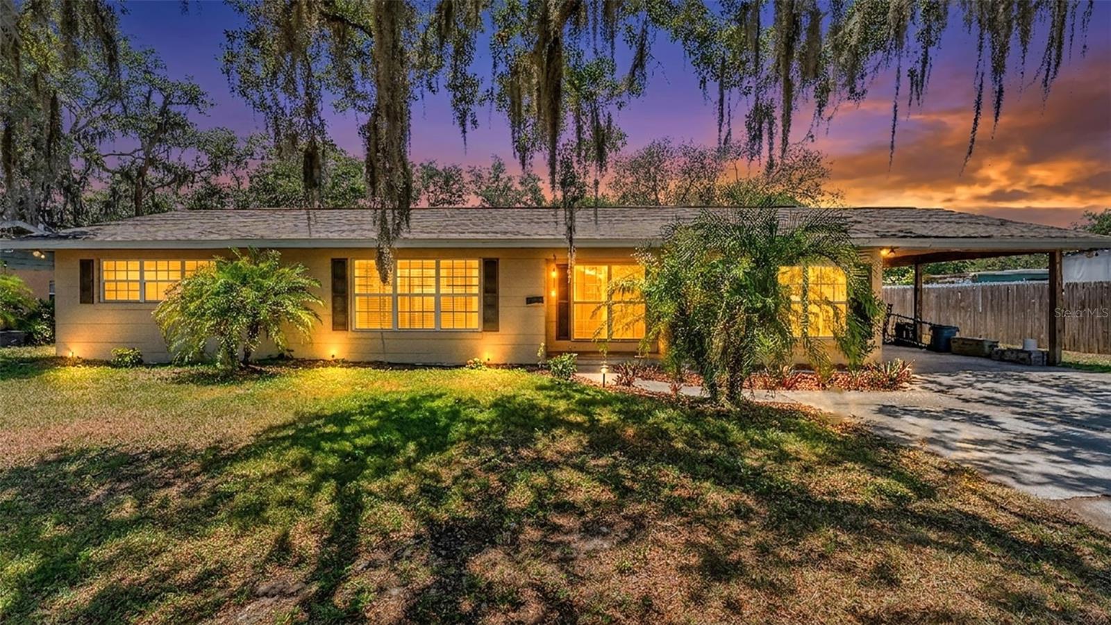 Welcome to Sebring—known as “The City on the Circle”—where small-town charm, outdoor recreation, relaxed feel and convenient everyday living come together! Sebring is known for its quaint historic downtown, lakes, outdoor recreation, and some much more! This nicely updated 4-bedroom, 2-bath home offers 1,860 heated square feet of comfortable living space with room to spread out, featuring a spacious living room plus a versatile bonus room ideal for a home office, playroom, media room, or second living area. Filled with lots of natural light, the home offers a warm and inviting feel throughout. The kitchen and baths have been nicely updated. The kitchen features wood cabinetry, stainless appliances, and a tile backsplash -  blending style and everyday functionality. The primary suite adds charm and character with beautiful tongue-and-groove ceilings and double closets for added storage. Additional tongue-and-groove ceiling details bring warmth and personality to the home. An inside utility room adds convenience, (washer & dryer do not convey), while outside, the fenced and shady backyard creates the perfect setting for relaxing or entertaining with a large paver patio designed for outdoor living. Front-yard irrigation helps maintain curb appeal, and major updates include a roof replaced in 2020 and A/C in 2016 for added peace of mind. Best of all—NO HOA! Conveniently located near shopping, dining, medical facilities, golf, lakes, and all that charming Sebring has to offer, including its quaint historic downtown, Highlands Hammock State Park and the world-famous Sebring International Raceway. (Note the storage shed does not convey.)