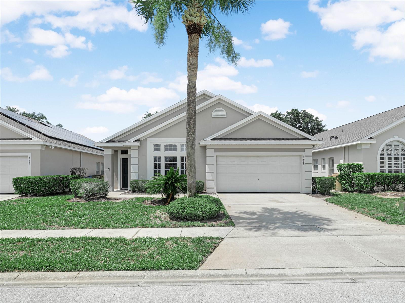 Welcome to this beautifully updated 4-bedroom, 2-bath pool home offering 1,603 square feet of thoughtfully designed living space and a 2-car garage in the highly desirable Glenbrook community of Clermont. From the moment you step inside, you'll appreciate the bright, open-concept layout designed for both everyday living and effortless entertaining. Just off the entry, double doors open to a versatile bedroom or home office featuring a charming loft perfect as a reading nook, play space, or creative retreat. The updated kitchen features granite countertops, beautiful cabinetry, stainless steel appliances, and a breakfast bar with additional seating for casual dining. The spacious primary suite offers a private retreat with an en-suite bath featuring dual vanities, a relaxing garden tub, and a separate walk-in shower. Three additional bedrooms provide plenty of space for family, guests, or flexible living arrangements. Step outside through the sliding glass doors to your own backyard oasis featuring a covered, screened lanai with a custom wood accent wall overlooking the sparkling private pool perfect for entertaining or enjoying Florida's year-round sunshine. The HOA includes cable, high-speed internet, phone service, and lawn maintenance for added convenience. Residents also enjoy exceptional community amenities, including a clubhouse, fitness center, resort-style community pool, tennis and volleyball courts, playground, and game room. Ideally located just minutes from Highways 27 and 192, this home is a short distance from shopping, restaurants, pharmacies, and fitness centers, with Walt Disney World and Central Florida's world-famous attractions only a short drive away. Whether you're looking for a primary residence, vacation home, or an excellent short- or long-term rental investment, this move-in-ready home offers the perfect combination of comfort, convenience, and location.