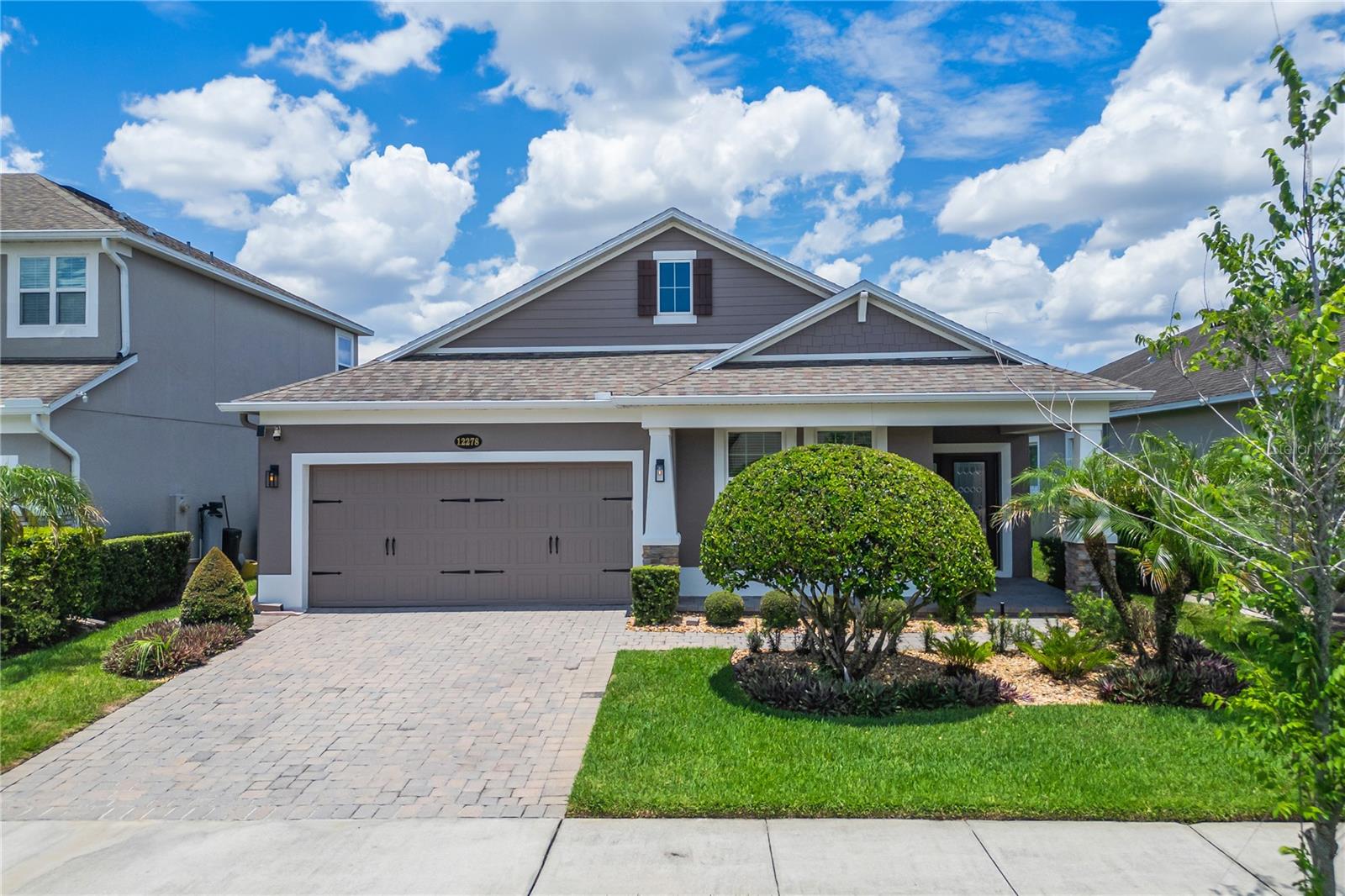 Experience the Lake Nona lifestyle in this move-in ready Somerset floor plan by  MI homes Capistrano II , located within the gated community of Somerset Park. This beautifully maintained residence features fresh exterior paint completed in 2026, offering excellent curb appeal and a modern, refreshed look.

Inside, you’ll find an open-concept layout designed for comfortable everyday living and entertaining, complete with tile flooring throughout the main living areas, quartz countertops, designer backsplash, and spacious living spaces filled with natural light. The home also offers newer appliances, providing both style and peace of mind for the next owner.

Enjoy a fenced backyard with paver patio, creating the perfect outdoor retreat for relaxing or hosting family and friends. The thoughtfully designed floor plan includes generously sized bedrooms, a private owner’s suite, and quality finishes throughout.

Residents of Somerset Park enjoy gated access and a prime location just minutes from Lake Nona Medical City, Orlando International Airport, major highways, shopping, dining, and everyday conveniences, including the recently expanded Lake Nona West shopping district.

Move-in ready and meticulously maintained, this home offers the perfect combination of comfort, convenience, and the sought-after Lake Nona lifestyle.