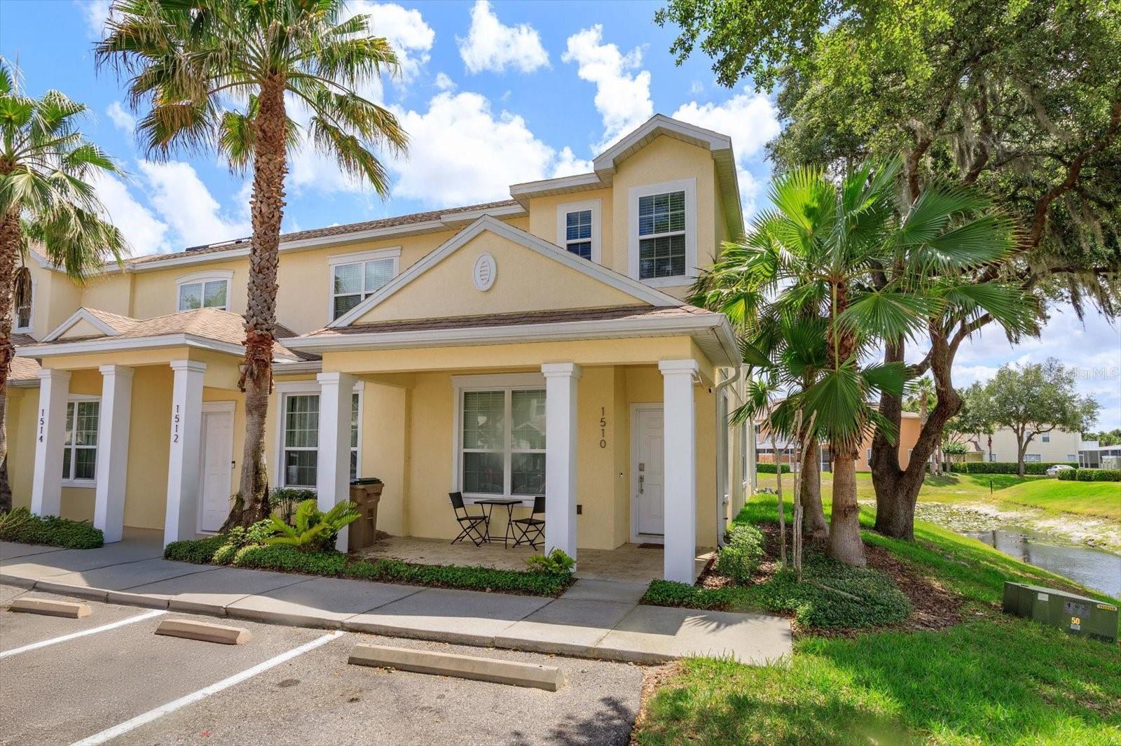 Welcome to an exceptional opportunity in the heart of Central Florida’s thriving vacation rental market. Located within the highly desirable community of Serenity at Silver Creek, this beautifully maintained 3-bedroom / 3-bath corner-unit townhome offers the perfect combination of location, privacy, and investment potential.

Positioned on a premium lot with no rear neighbors, the property features peaceful pond views, a private screened-in pool, and a balcony designed for relaxing after a day enjoying all that Central Florida has to offer. The highly sought-after 3/3 layout is ideal for vacation travelers, families, and group stays, helping maximize rental appeal and occupancy potential.

Located just minutes from Disney attractions, shopping, dining, golf courses, and major highways, the property benefits from the strong demand generated by the Four Corners area. Residents and guests enjoy resort-style amenities including a clubhouse, fitness center, and community pool, adding to the overall guest experience and rental desirability.

The home is being sold partially furnished, offering flexibility for personal customization or an easy transition into the short-term rental market. Whether you are searching for a vacation getaway, primary residence, or income-producing investment property, this townhome presents a fantastic opportunity in one of Central Florida’s most active vacation home communities.

Recent improvements include a heat pump and air handler replaced in June 2025 with a transferable 12-year warranty, microwave and dishwasher replaced in March 2025 with a 5-year warranty, refrigerator, range, washer, and dryer replaced in November 2019, and pool resurfacing completed in Fall 2019.
