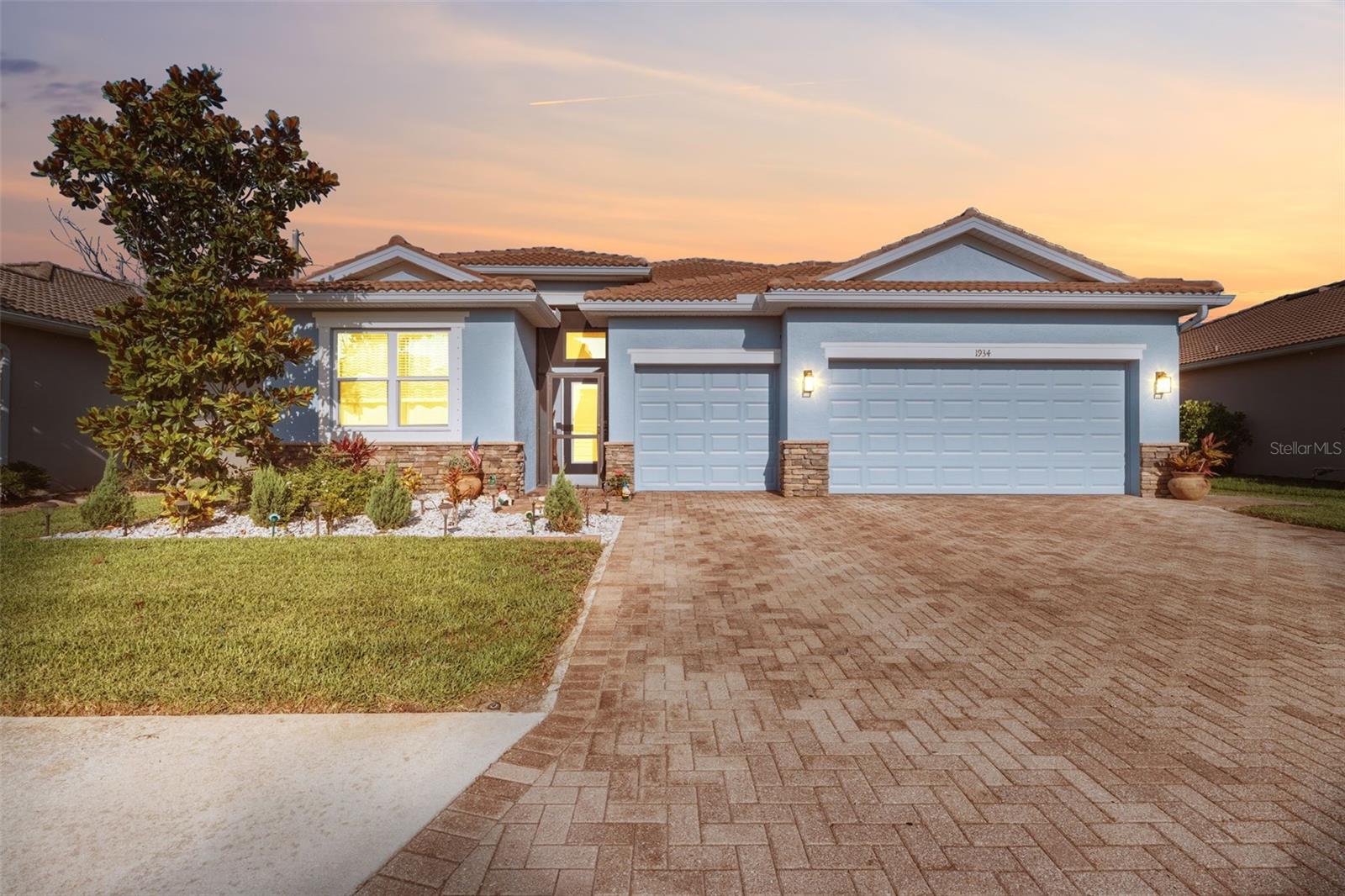 THIS IS THE ONE!!! **MULTI-GENERATIONAL SINGLE-STORY POOL HOME, FEAT. 4 BEDROOMS & 3-CAR GARAGE**  
Welcome to this stunning single-story pool home in the highly sought-after gated community of Stoneybrook at Venice, built in 2011 and loaded with recent upgrades that offer true peace of mind. From the moment you arrive, the 3-car garage and beautifully maintained exterior make a lasting first impression. Step inside to discover LVP FLOORING THROUGHOUT WITH NO TRANSITIONS and all new baseboard throughout, creating a seamless and modern look that flows effortlessly from room to room. This 4-bedroom, 3-bathroom home is thoughtfully designed for flexible living, making it an excellent choice for multi-generational households. The front bedroom features its own private ensuite bathroom and is tucked away from the main living areas, offering the perfect retreat for in-laws, guests, or extended family who desire their own space and independence. This home features an OPEN FLOORPLAN, connecting the living room, dining room, and kitchen all together. Speaking of kitchens...THIS KITCHEN IS HUGE - definitely one for entertaining with extra cabinet space and ample counter space too. One of our favorite features here is the floorplan, which keeps the Primary Suite isolated to the backside of the home overlooking the pool with BEAUTIFUL VERTICAL SLIDER WINDOWS, and the other bedrooms to the other side of the home. Out back, the heated pool and spa invite you to relax and unwind in complete privacy, with the rear of the home overlooking a peaceful preserve and framing breathtaking western sunsets every evening. Whether you're entertaining or simply enjoying a quiet night, this backyard is a true sanctuary. The major-ticket items have all been addressed: ROOF 2024, HVAC 2011 (routinely serviced), IMPACT WINDOWS/SLIDERS/DOORS 2025, POOL PUMP 2025, POOL HEATER 2024, and EXTERIOR REPAINTED 2025. Stoneybrook at Venice offers resort-style amenities including a clubhouse, community pool, fitness center, tennis courts, pickleball, basketball, beach volleyball, and playground all within a guard-gated community. This is the one you've been waiting for!!