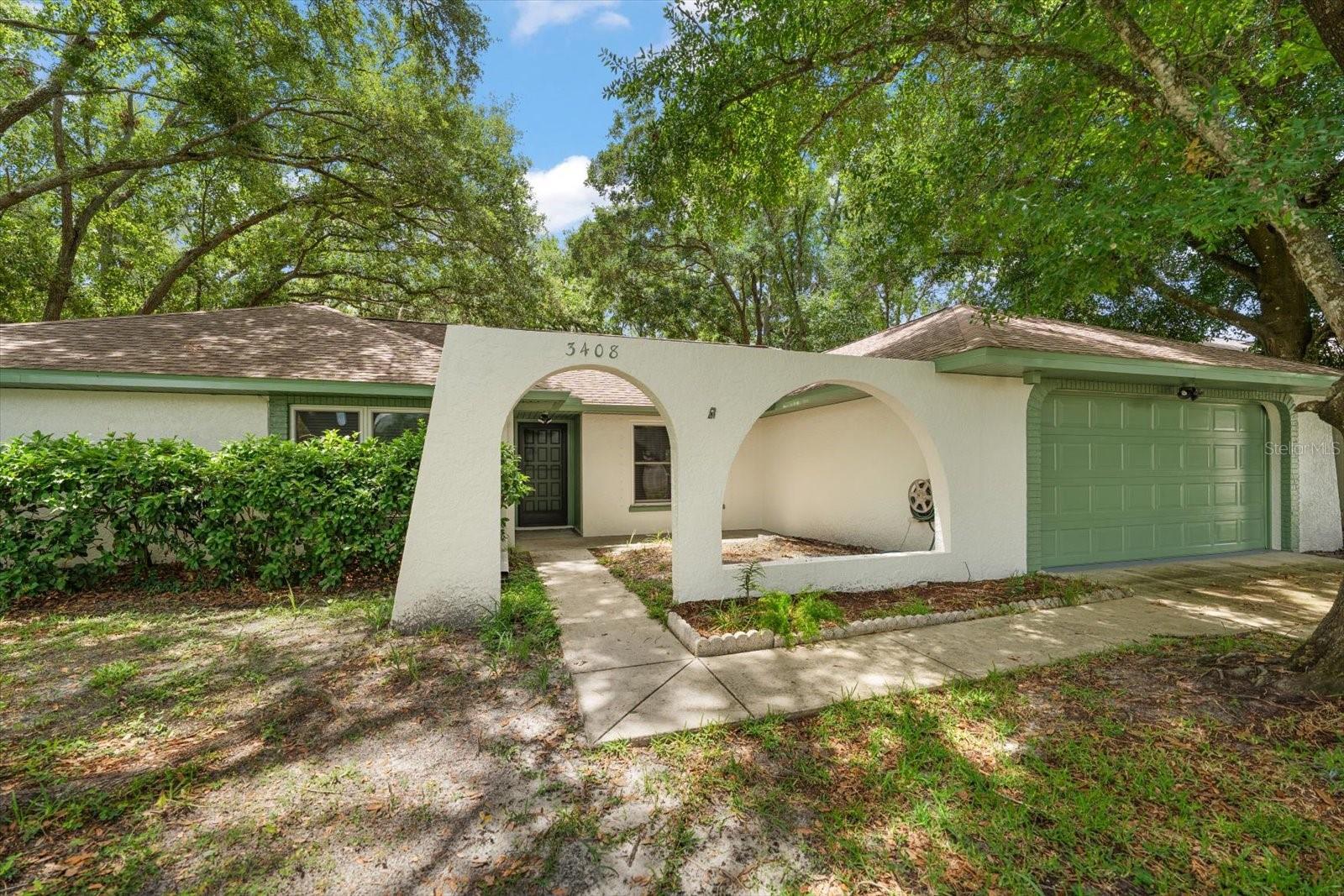 One or more photo(s) has been virtually staged. Welcome to this beautifully updated 4-bedroom, 2-bath pool home situated on a spacious corner lot in the established North Lakes community. Offering over 2,000 square feet of living space, this move-in-ready home features all-new luxury vinyl flooring, fresh interior paint, and fresh exterior paint, creating a bright and modern feel throughout.

Enjoy privacy and outdoor living with no rear neighbors and screen enclosed 
swimming pool perfect for entertaining, relaxing, or enjoying Florida's year-round sunshine. The functional floor plan offers generous living spaces, comfortable bedrooms, and plenty of room for family gatherings.

Best of all, there is NO HOA and the property is located in Flood Zone X for added peace of mind. Conveniently located near shools, shopping, dining, parks, major roadways, and everything Tampa has to offer.

Heather Lakes is ideally located near parks, tennis courts, golf practice facilities, and ball fields, making it easy to enjoy an active Florida lifestyle. Shopping, dining, and everyday conveniences are just minutes away. With easy access to the Veterans Expressway, commuting to Downtown Tampa, Tampa International Airport, or spending a day at the Gulf beaches is convenient and stress-free, with highly rated schools.
