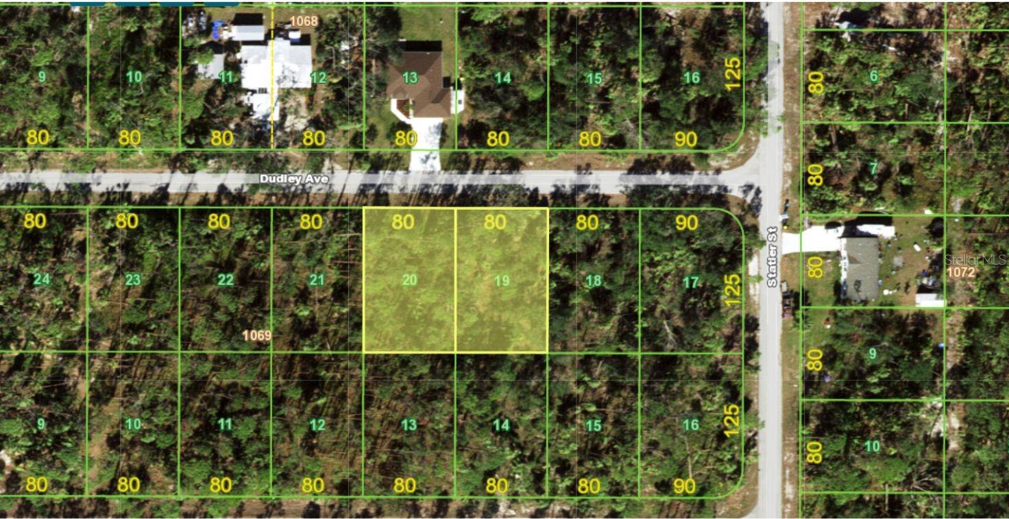 Build your Florida dream home on this exceptional DOUBLE LOT opportunity at 17469 & 17477 Dudley Ave in Port Charlotte! Offering approximately 0.46 acres (20,000± sq. ft.), these side-by-side parcels provide extra space, privacy, and endless possibilities for your custom home, outdoor living area, or investment project. Nestled in the desirable Port Charlotte Section 16 neighborhood, the property is surrounded by a mix of newer homes and natural Florida beauty, creating the perfect balance of peaceful living and modern convenience.

Enjoy a prime location just minutes from shopping, restaurants, schools, medical facilities, parks, and the vibrant communities of North Port and Port Charlotte. Explore nearby beaches, golf courses, boating, fishing, and the famous Warm Mineral Springs, all within an easy drive. Located in Flood Zone X and zoned RSF 3.5, this property offers flexibility for future development while maintaining a quiet residential setting. Electricity is nearby, and well and septic are needed.