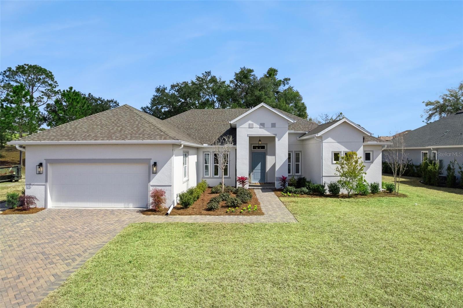 Located in Harbor Hills Country Club on the #4 hole.  Discover the perfect blend of comfort, convenience, and elegance in The Sabal, offering 2,505 square feet of thoughtfully designed living space for today's active adult.  This spacious floor plan features 3 bedrooms and 3 full bathrooms, providing plenty of room for overnight guests, hobbies, or a dedicated home office. The heart of the home is a large social kitchen with casual dining, creating an inviting space to gather with family and friends, entertain neighbors, or simply enjoy everyday living.  The private Owner's Suite is a true retreat, featuring his and hers walk-in closets and a luxurious Every Day Spa bath with an oversized walk-in shower, designed for both comfort and ease of living.  An oversized 2-car garage plus a dedicated golf cart garage offers ample space for vehicles, storage, and the golf cart you'll use to enjoy the community and its amenities.  Whether you're looking to simplify without sacrificing space or embrace an active, maintenance-friendly lifestyle, The Sabal delivers the perfect combination of style, functionality, and comfort. It's more than a home—it's a place to enjoy the next chapter surrounded by friends, recreation, and the lifestyle you've worked hard to achieve.