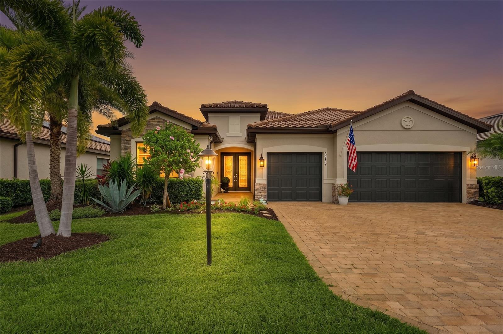 Welcome to this beautifully upgraded Summerville model in the highly sought-after community of Polo Run in Lakewood Ranch.  Move-in ready and loaded with upgrades, this home offers the perfect combination of luxury, comfort, and Florida lifestyle living. Featuring 3 bedrooms, a den, and 3 full bathrooms, this meticulously maintained home showcases an open-concept floor plan designed for both everyday living and entertaining. The gourmet kitchen is beautifully appointed with upgraded KitchenAid appliances, a double oven, quartz countertops & backsplash, and a coffee bar with built in wine refrigerator. Throughout the home, you'll find tile flooring, plantation shutters, and custom closet systems that add both style and functionality. Step outside to your private backyard oasis featuring a heated pool and spa overlooking a peaceful lake view perfect for enjoying morning coffee, entertaining guests, or relaxing while taking in breathtaking sunsets.
Additional upgrades include a whole-house generator, water softener system, and numerous thoughtful enhancements that make this home truly turnkey. Located in the highly desirable, amenity-rich community of Polo Run in Lakewood Ranch, residents enjoy resort-style amenities, including a clubhouse, fitness center, resort pool, pickleball courts, tennis courts, and more. This exceptional home offers the upgrades buyers want, the view they dream of, and the move-in-ready convenience they deserve. Schedule your private showing today!