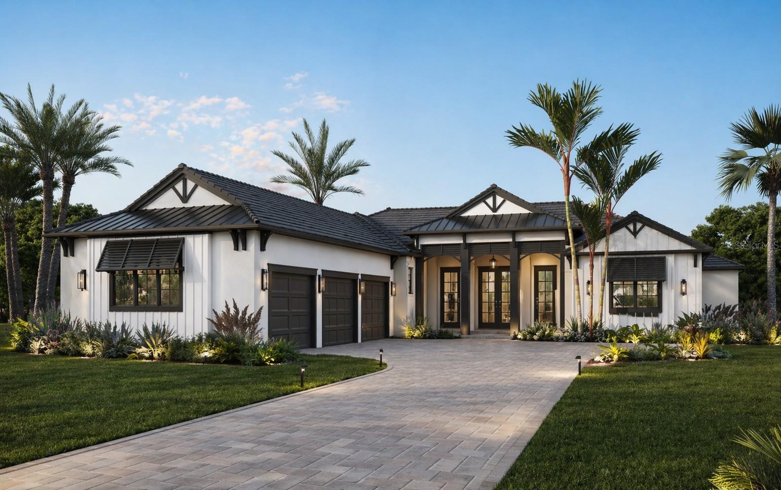 Pre-Construction. To be built. Pre-Construction To Be Built | Nearly 5 Acres | Land Offered at $450,000 | No HOA | Customizable Estate Opportunity. Rarely does an opportunity arise to secure a newly built custom home on nearly five acres in such a desirable Sarasota location. Situated on an exceptional 4.98-acre homesite on Lena Lane, with the land currently offered at $450,000, this upcoming residence by E/M Custom Homes offers the perfect blend of rural privacy, open space, and modern luxury.

Set within OUE-1 zoning with open use and agricultural flexibility, this property allows you to enjoy a lifestyle free from HOA and deed restrictions. Bring your horses, farm animals, boat, RV, trailers, or create the workshop, detached garage, barn, or guest house you’ve always envisioned.

An added benefit to the property is existing fill dirt on site, including a dirt pile available for a future building pad and additional fill for new construction, helping support site preparation and future development plans.

Thoughtfully designed for both elegance and everyday living, the proposed home features a spacious open-concept floor plan anchored by a grand great room with decorative coffered ceiling details. The gourmet kitchen is planned as the centerpiece of the home, complete with an oversized island, quartz countertops, premium wood cabinetry, and ample space for entertaining.

Offering three bedrooms, a private den, and a flexible bonus room, the layout can be tailored to suit your lifestyle needs whether for a home office, fitness room, media room, or additional guest accommodations. A generous three-car garage provides space for vehicles, storage, and recreational equipment.

Outdoor living is equally inviting with a covered lanai and planned summer kitchen area, creating the ideal setting for relaxing or entertaining while enjoying the peaceful natural surroundings. With nearly five acres, the possibilities for pools, gardens, additional structures, and outdoor amenities are endless.

Electricity is available nearby, while well and septic would be installed, allowing for a more private and self-sufficient setup. Located in a no flood hazard area, the property offers added peace of mind.

Despite its serene, tucked-away setting along a canopy-lined road, the property is conveniently positioned with easy access to Sarasota, University Town Center shopping and dining, I-75, and the Gulf Coast’s world-renowned beaches.

There is still time to personalize finishes and selections before construction begins. Photos are of a previously completed model and are for illustrative purposes only. This is a rare opportunity to create a custom estate tailored to your vision and lifestyle.
 Inquire for floor plans, specification sheets and standard features.