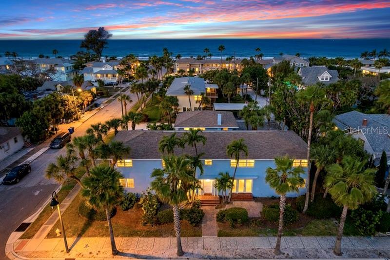 One or more photo(s) has been virtually staged. Wake up, take a short stroll, and your feet are in the sand.  Welcome to Pass-a-Grille.  This tastefully updated 2BR/1BA condo offers effortless beach living in one of the Gulf's most coveted communities.  Inside, the home has been thoughtfully reimagined with a bright, modern coastal feel. Driftwood-inspired luxury vinyl flooring flows throughout, complemented by solid wood, soft-close white shaker cabinetry and quartz countertops in the kitchen. The bathroom features clean, contemporary finishes with a crisp, refreshing feel.  Complete with brand-new central AC, in-unit laundry, and glimpses of the Intracoastal, this condo blends comfort and convenience with a touch of coastal scenery.  Enjoy your days taking in waterfront sunsets, visiting nearby fishing piers, exploring beach paths, and heading down to the charm of Historic 8th Avenue, where local shops, cafes, and restaurants await.    In a market where updated, walkable beach properties are rarely available, this is a standout opportunity to own in Pass-a-Grille—where every day feels like a getaway.