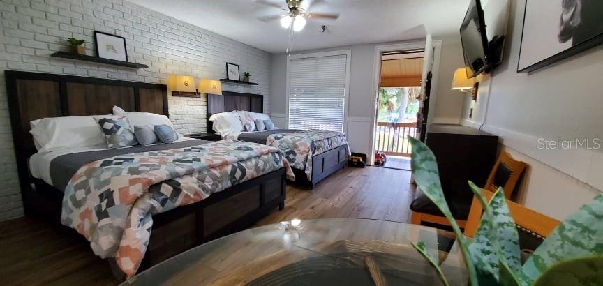 Renovated Vacation Home located in the Westgate River Ranch Resort & Dude Ranch! PRIVATE FINANCING AVAILABLE! All expenses and utilities are included in one low HOA fee of $875 per Quarter and includes all utilities! Water, sewer, electric, cable, internet, management, security, insurance, maintenance, reserves. Owner only pays property taxes! Interior and Exterior maintenance is done by Westgate Association. Owner responsible for appliances. This Resort sits on over 1700 acres and is located in Central Florida just an hour south of Orlando and two hours from Tampa. This 2nd floor unit is being sold fully furnished and offers two queen beds, a dresser, TV, 1 full bathroom with a tub/shower combo and a kitchenette is equipped with a refrigerator and microwave. All linens, flatware, appliances and décor convey with this unit. GREAT LOCATION! This unit is located directly across the street from the pool and next door to the Saloon and the Rodeo Stadium! Walk to all amenities! Westgate's River Ranch on Kissimmee River is a perfect retreat for the weekends, holidays and winter! Enjoy a LIVE Rodeo every Saturday night, horseback riding, hayrides, a Western store, petting zoo, restaurants, public boat ramp, boating, tennis, basketball, skeet shooting, swimming and more.
