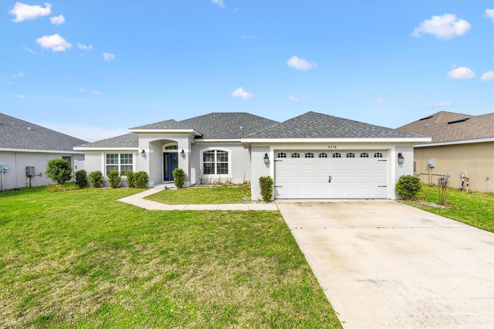 Move-In Ready in Pepper Tree Village! Located in the desirable community of Pepper Tree Village, this stunning 4BR/3BA home offers the perfect blend of comfort, style, and convenience—just minutes from The Villages, as well as shopping, dining, schools, and entertainment. Situated on an oversized 0.23-acre corner lot overlooking the community park, this 2,279± SF under-air residence features a thoughtfully designed layout with a formal dining room, breakfast nook, spacious living area, office/den, inside utility room, and an oversized 2-car garage. Built in 2020, this home provides modern construction and low-maintenance living for years to come. Step inside to an open-concept floor plan highlighted by soaring ceilings and abundant natural light. The expansive kitchen is a true centerpiece, featuring stainless steel appliances, ample counter space, shaker-style wood cabinetry with soft-close hinges, and a walk-in pantry. The kitchen seamlessly overlooks the living room, creating an ideal space for entertaining, with a glass door that open to the outdoor living area. The spacious primary suite offers private patio access and a luxurious ensuite bath complete with dual vanities, his-and-hers closets, a soaking tub, and a walk-in shower. Guest bedrooms are generously sized, with well-appointed bathrooms—one of which conveniently serves as a pool bath. Outdoors, enjoy a screened-in lanai perfect for relaxing or hosting family and friends. With its prime location, modern features, and exceptional layout, this home truly has it all. Schedule your private showing today—this one won’t last!