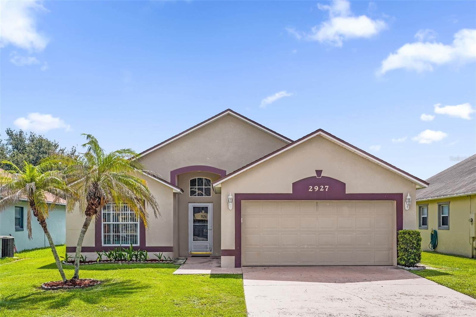 Welcome to this charming one-story home featuring 3 bedrooms, 2 bathrooms, a 2-car garage, a sparkling pool, and beautiful pond views. This well-maintained home offers numerous updates, including a new roof (2019), A/C (2017), tankless water heater, and pool pump (2020) for added peace of mind.

Inside, you'll find an open and inviting floor plan with soaring ceilings that create a bright, spacious feel. There is no carpet throughout the home—durable ceramic tile flows through the main living areas, while laminate flooring adds warmth to all three bedrooms.

Step outside to your private backyard oasis, where you can relax by the pool while enjoying tranquil pond views—perfect for entertaining or unwinding after a long day.

Conveniently located just minutes from Lake Tohopekaliga and vibrant Downtown St. Cloud, you'll enjoy easy access to parks, boating, fishing, dining, shopping, and local events. This move-in-ready home offers the perfect combination of comfort, updates, and an exceptional location.