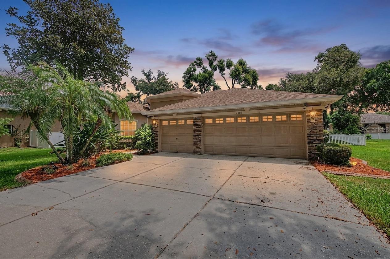 Welcome to this beautifully maintained 4-bedroom, 3.5-bath home with a dedicated office space located in the highly desirable gated golf community of Diamond Hill in Valrico. Offering a spacious two-story layout and a 3-car garage, this home combines comfort, functionality, and thoughtful updates throughout.Step inside through the elegant double-door entry into an open floor plan designed for everyday living and entertaining. The kitchen is a chef's delight featuring stainless steel appliances, an island, stylish backsplash, walk-in pantry, and generous informal dining space.The primary living areas flow seamlessly to your private outdoor oasis where you'll enjoy a screened, covered lanai overlooking the sparkling pool and heated spa—perfect for relaxing or entertaining year-round. The pool and spa have been enhanced with lighting, creating the perfect evening ambiance. The beautifully landscaped yard features mature oak trees, tropical landscaping, custom curbing, fresh sod, and new plantings, all enclosed by vinyl fencing for added privacy.Buy with confidence knowing the major updates have already been completed, including a new pool pump (2026) , roof (2020), HVAC (2023), water heater (2015)refrigerator (2023), dishwasher (2024), and new microwave and garbage disposal (2025). Additional insulation adds to the home's energy efficiency, while smart features—including a Bluetooth-controlled sprinkler system—provide modern convenience.Located in the sought-after Diamond Hill community, residents enjoy gated access, a championship golf course, and proximity to highly rated public and private schools, shopping, dining, and major commuter routes. If you've been searching for a move-in ready home with exceptional indoor and outdoor living spaces in one of Valrico's premier communities, this is one you won't want to miss!