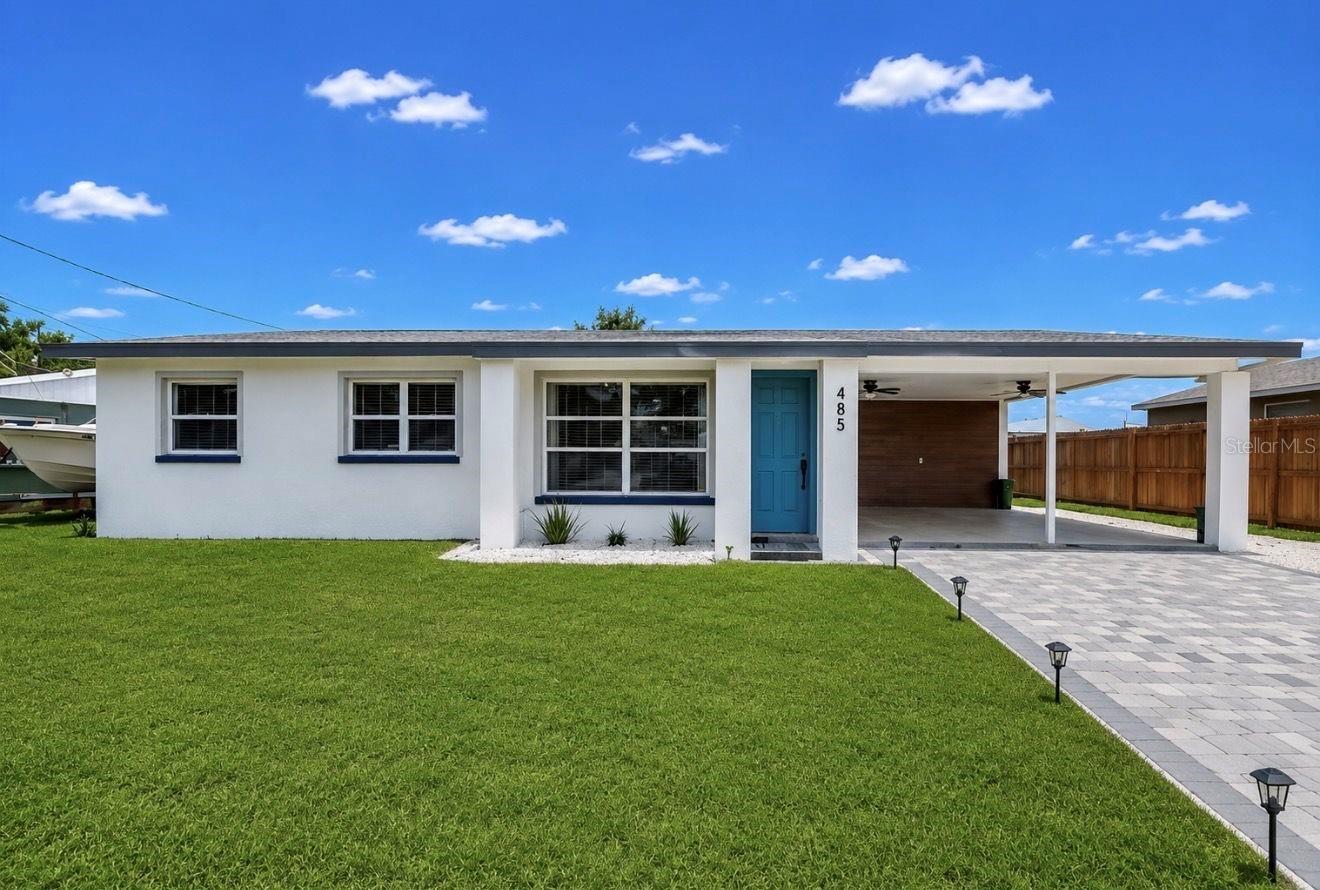 Virtually Staged. Fully remodeled 3-bedroom, 2-bath home in the heart of Apollo Beach with no HOA or deed restrictions. This property blends modern updates with the freedom and flexibility that buyers in this area value.

The home features a bright, open layout with updated finishes throughout—new kitchen, refreshed bathrooms, upgraded flooring, and clean, contemporary touches in every room. Each bedroom is well-sized, and the overall flow makes the home feel comfortable and functional for everyday living.

Outside, the property offers a good-sized, fully fenced yard, ideal for pets, play, or future outdoor projects. The large carport/front porch area provides excellent covered space and also presents a straightforward opportunity to convert into a 4th bedroom with an ensuite, adding instant value and versatility.

Located in Apollo Beach, you’re close to parks, marinas, restaurants, and major roadways—while still enjoying a quiet residential setting without restrictions.

A clean, modern, move-in-ready home with room to grow in a highly desirable coastal community.