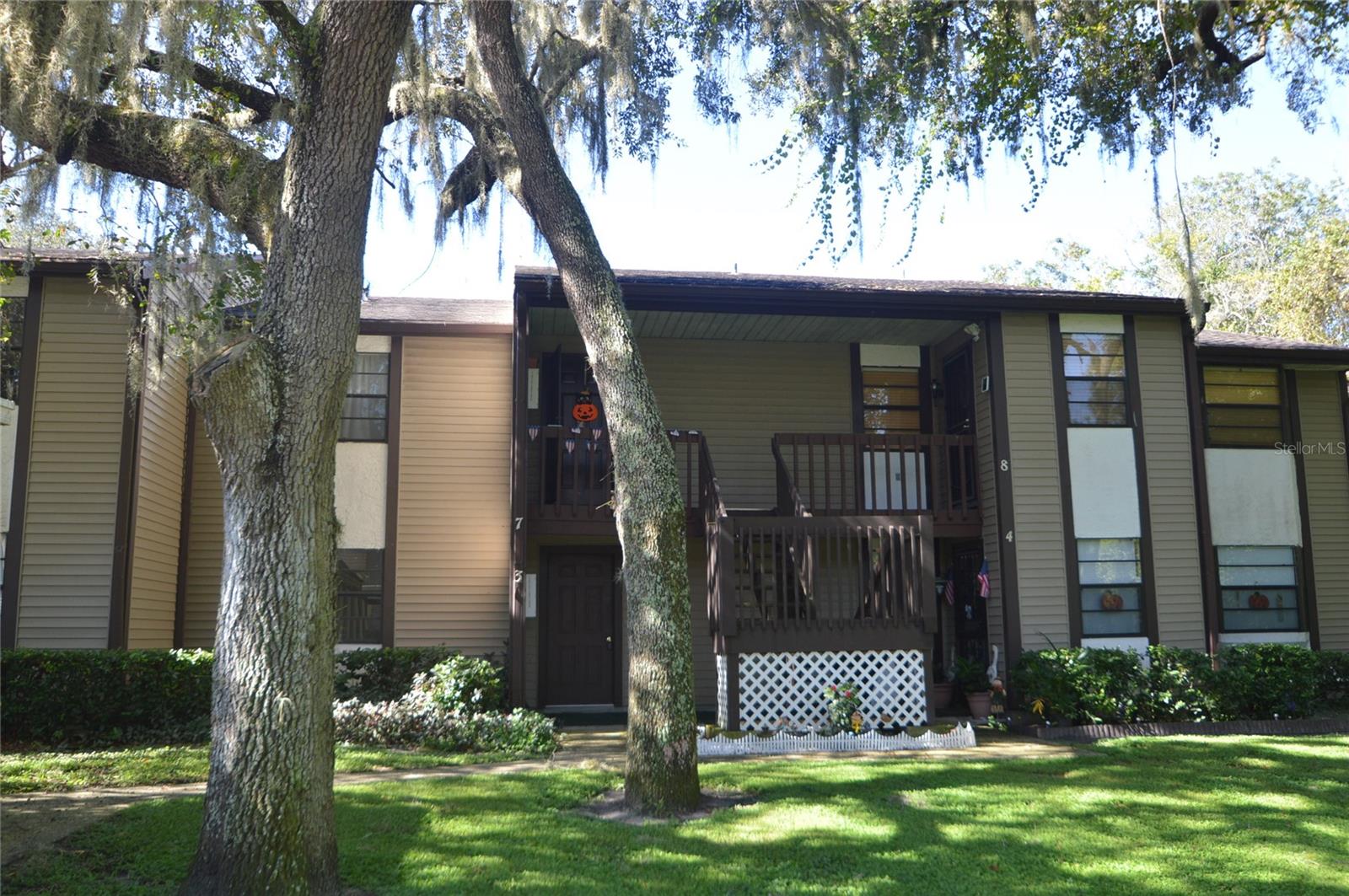 AVAILABLE DECEMBER 15th! Ground floor unit in Baywood Meadows Community. This Condo is a 2 bedroom, 1 bathroom. Screen patio with access from master bedroom and living room. Kitchen has a pass thru bar to the dining room. Newly painted, Newer AC unit, tile floors throughout, stackable washer dryer, newer blinds and light fixtures with re-glazed kitchen cabinets and kitchen countertops. 1 Designated covered parking space. Trash Included. Water and Sewer to be turned on by tenant and pay separately.
Enjoy the community pool, tennis courts and basketball. The community is located on Moon Lake Road between Ridge Road and SR52. Close to locals dropping, restaurants and the Veterans Expressway.

EQUAL HOUSING OPPORTUNITY