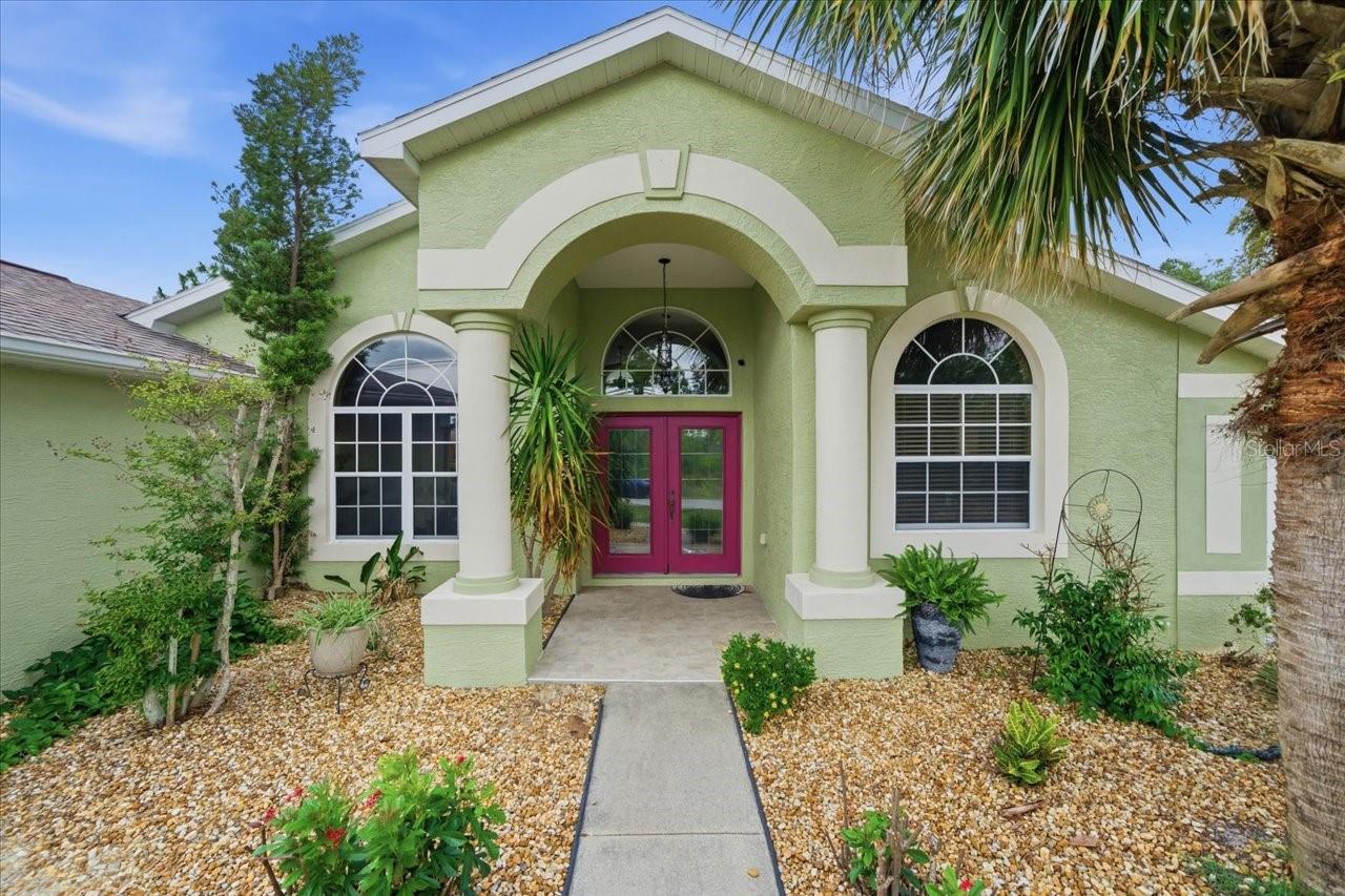 Discover this well-loved, one-owner POOL home located in the highly sought-after Royal Highlands, offering the convenience of all paved roads and the freedom of no HOA and no flood zone. Just minutes from shopping, dining, and all the activity in town, this property combines comfort, privacy, and practicality.

The home features a functional split floor plan with three bedrooms and three bathrooms, including a private en-suite bath in Bedroom 3—ideal for guests or multigenerational living. The kitchen showcases updated granite countertops, and the home includes double-pane windows on all smaller windows. Additional improvements include a newer well pump installed approximately two years ago, updated flooring in all bedrooms, a freshly painted exterior completed in 2022, and a newer electric garage door opener less than a year old.

A standout upgrade is the whole-house Generac propane generator installed in 2024, providing exceptional peace of mind during storm season. The HVAC system was replaced in 2019, adding further value and reliability.

Outdoor living shines with the 12x24 inground pool and screened lanai overlooking the high-and-dry backyard. A dedicated pool bathroom offers added convenience, keeping wet feet out of the main living areas and making entertaining effortless. The backyard is fully fenced for privacy, creating a perfect space for relaxation or gatherings.

This well-maintained home is ready for its next owner. Schedule your private tour today and experience all this property has to offer.