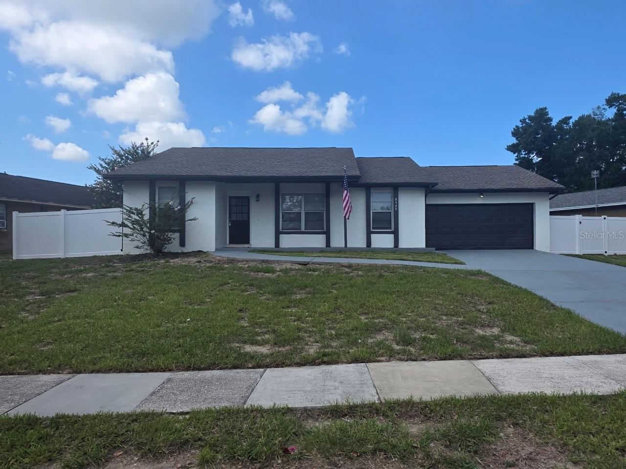 Exceptionally clean and truly move-in ready! This beautifully renovated ranch-style home features a desirable split-bedroom floor plan and offers plenty of living space with a formal living room, separate family room, formal dining room, and a sunny breakfast nook just off the kitchen.
#1 feature is NO HOA—no fees, no restrictions, and no additional rules dictating how you live.
Major improvements include a new roof (2023), HVAC system (2023), and water heater (2026), providing peace of mind for years to come.
The interior has been completely refreshed with modern paint, luxury vinyl plank (LVP) flooring throughout, and updated lighting and finishes. The beautifully remodeled kitchen features granite countertops, modern cabinetry, and opens seamlessly to the family room, making it ideal for everyday living and entertaining. Both bathrooms have been tastefully updated with granite countertops, contemporary tile, and stylish fixtures.
Situated on an oversized, irregular-shaped lot, the backyard is partially enclosed with newer front white vinyl privacy fencing and offers plenty of room for outdoor enjoyment. A spacious two-car garage completes the package.
Easy access to the 408, Hwy 50, 429, and the Florida Turnpike. Conveniently located near shopping, restaurants, and a variety of outdoor recreation areas.
This home combines quality updates, functional living spaces, and exceptional condition in one outstanding property. Schedule a showing today before it's gone! For Sale only.