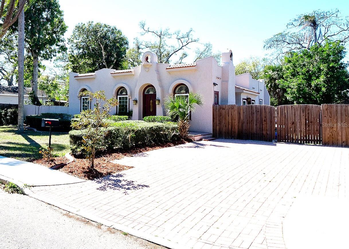 Virtually Staged. Timeless Spanish Mediterranean Masterpiece – Nearly 100 Years of Character & Charm
Step into a rare piece of history with this one-of-a-kind Spanish Mediterranean home, gracefully standing for nearly a century and beautifully blending historic charm with thoughtful modern updates.
From the moment you arrive, you’ll notice the paver driveway and walkway, mature, lush landscaping, and a large, fully fenced lot with producing mango trees — your own private Florida oasis.
Inside, this home radiates warmth and craftsmanship.
3 spacious bedrooms
2 truly unique bathrooms
Brand new wood flooring throughout
Brand new air conditioning system
The primary suite is something special. The master bath features stamped pine walls and a stunning clawfoot tub that feels like it belongs in a historic design magazine. It’s not cookie-cutter — and that’s exactly the point.
The fully remodeled kitchen showcases rich cherry cabinetry, blending elegance with functionality. Whether you’re entertaining or enjoying a quiet morning coffee, this space delivers both style and comfort.
You’ll also appreciate:
Interior utility room
Gas hot water heater
Screened-in back porch with durable composite flooring
Gorgeous stained glass doors at every entry — a detail you simply cannot replicate. Out back, you'll find a detached one-car garage complete with a workshop, ideal for hobbyists, craftsmen, or additional storage. Above the garage sits a charming loft-style guest suite offering incredible flexibility. Use it for guests, multigenerational living, a private home office, an artist's studio, or explore income-producing opportunities. The additional living space could provide rental income to help offset monthly expenses and potentially contribute toward your mortgage payment. The seller is highly motivated and welcomes all reasonable offers. This is an exceptional opportunity to own a truly unique property at an outstanding value.
Location? Prime.
Close to Manatee High School
Near the Manatee River
Just a short drive to the soft sands of Anna Maria Island
This is not just a home — it’s a story, a legacy, and a lifestyle wrapped into one extraordinary property.
If you’ve been waiting for something with soul… this is it.