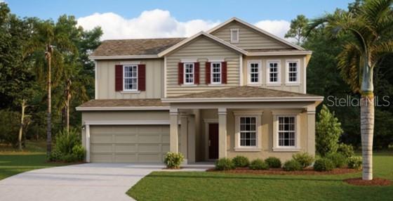 Under Construction. This two-story Weston is designed for chic living. Directly off the foyer is a convenient office for at-home work, followed by an open concept main living area with an attached lanai for seamless indoor-outdoor activities. In a private corner on the first floor is the owner’s suite with a full-sized bathroom and oversized walk-in closet. Upstairs is a spacious loft for shared entertainment and two serene bedrooms. Every home comes with Lennar’s Everything’s Included® promise, which includes all appliances as well as quartz countertops, blinds, and more in the price of your home. Springhead Lakes in Bridgewalk is one of the most anticipated new communities. At Bridgewalk, families can take advantage of the glorious resort-style swimming pool, extravagant clubhouse with a state of the art fitness center, playground, basketball & volleyball courts along with close proximity to Lake Ajay! What are you waiting for? Call and make an appt today.
