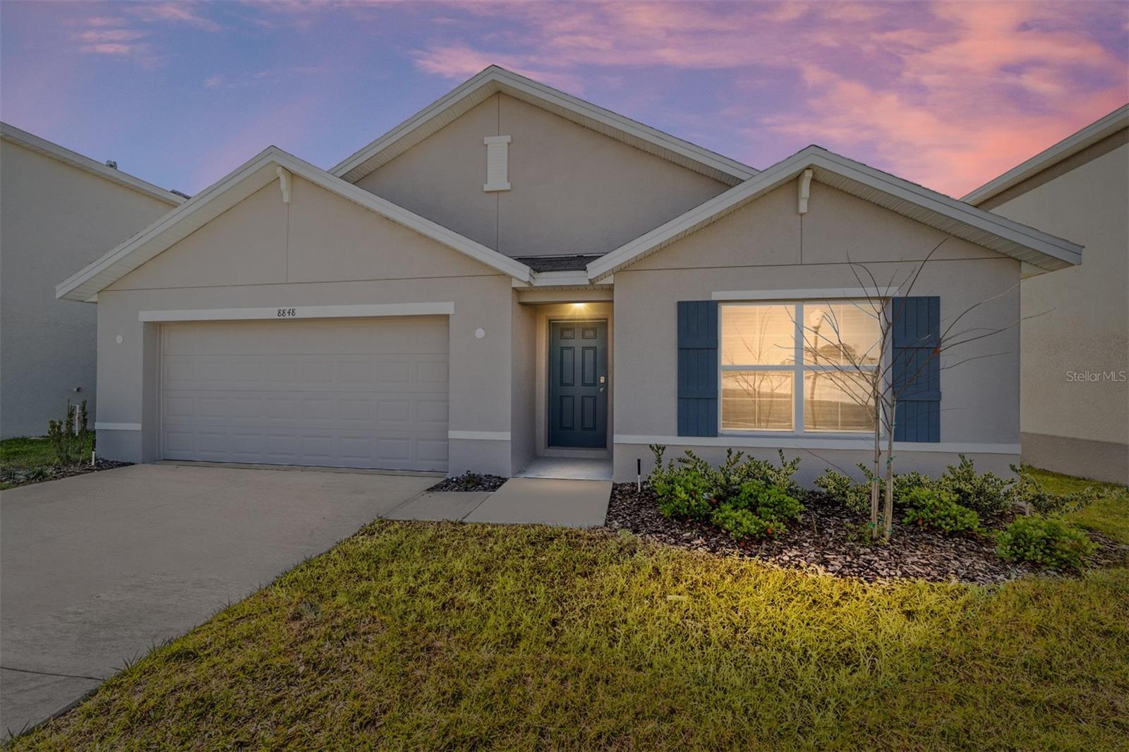 Come see this beautiful 4/2 home in gated Greystone Hills recently built in 2023. This popular floor plan features low tile flooring in the main living areas, and the light color scheme provides a naturally bright home. The kitchen features granite countertops, bar style seating, with plenty of cabinet and pantry storage. The kitchen opens up to a large living area, and features sliding glass doors to the outdoor living area and large back yard. The main bedroom is very spacious, with large walk in closet, and dual vanity attached bathroom that will provide all the comfort you could ever need. Washer and dryer is included, and is located inside the home in the laundry closet. A two car garage will provide space or your vehicles or additional storage if needed. Greystone Hills community also has a clubhouse and swimming pool, and is located conveniently close to shopping, public transportation, medical facilities, public parks, I75. Contact us today! NON-SMOKING PROPERTY